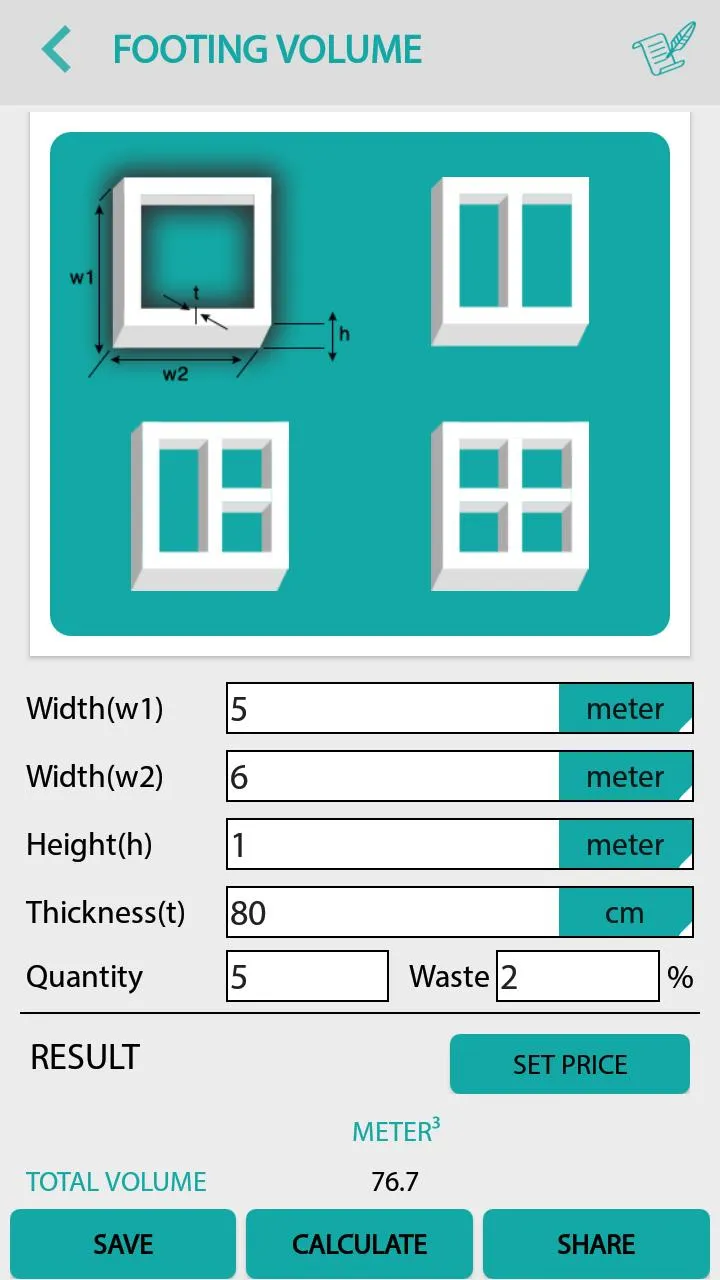 Civil: Concrete Calculator | Indus Appstore | Screenshot