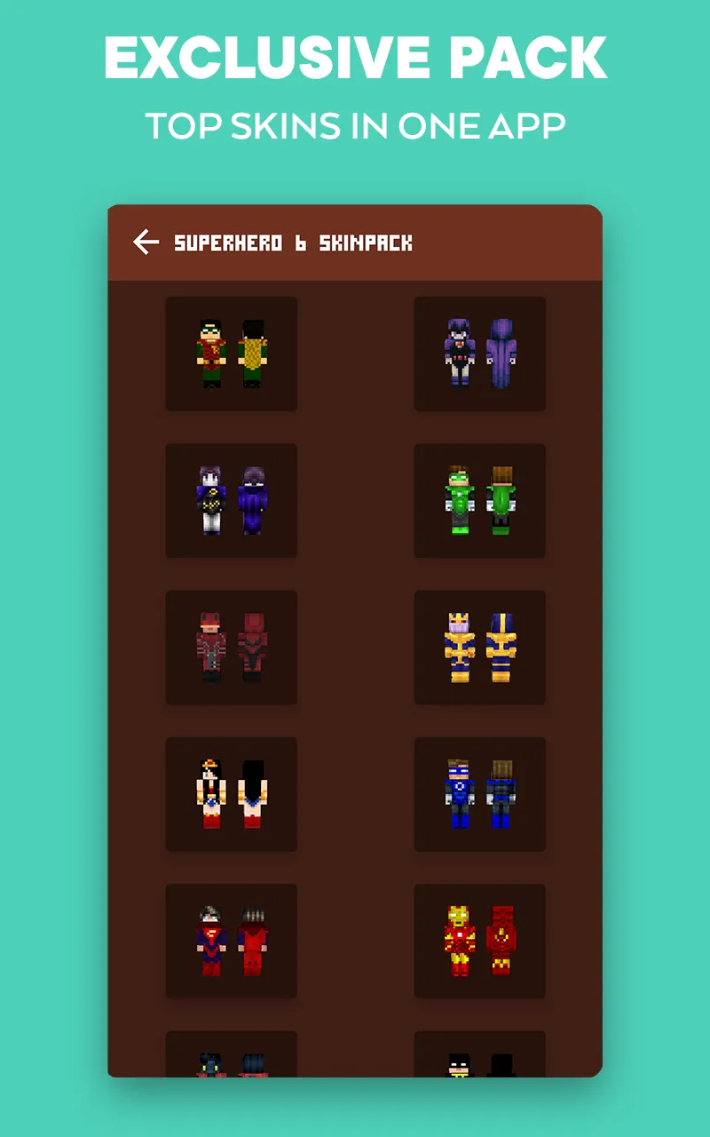 Superheroes Skins for MCPE | Indus Appstore | Screenshot