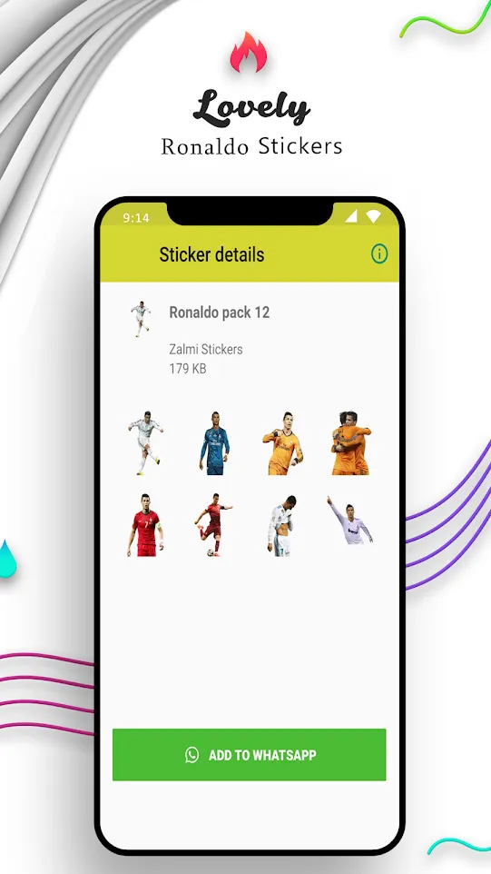 Ronaldo Stickers For Whatsapp  | Indus Appstore | Screenshot