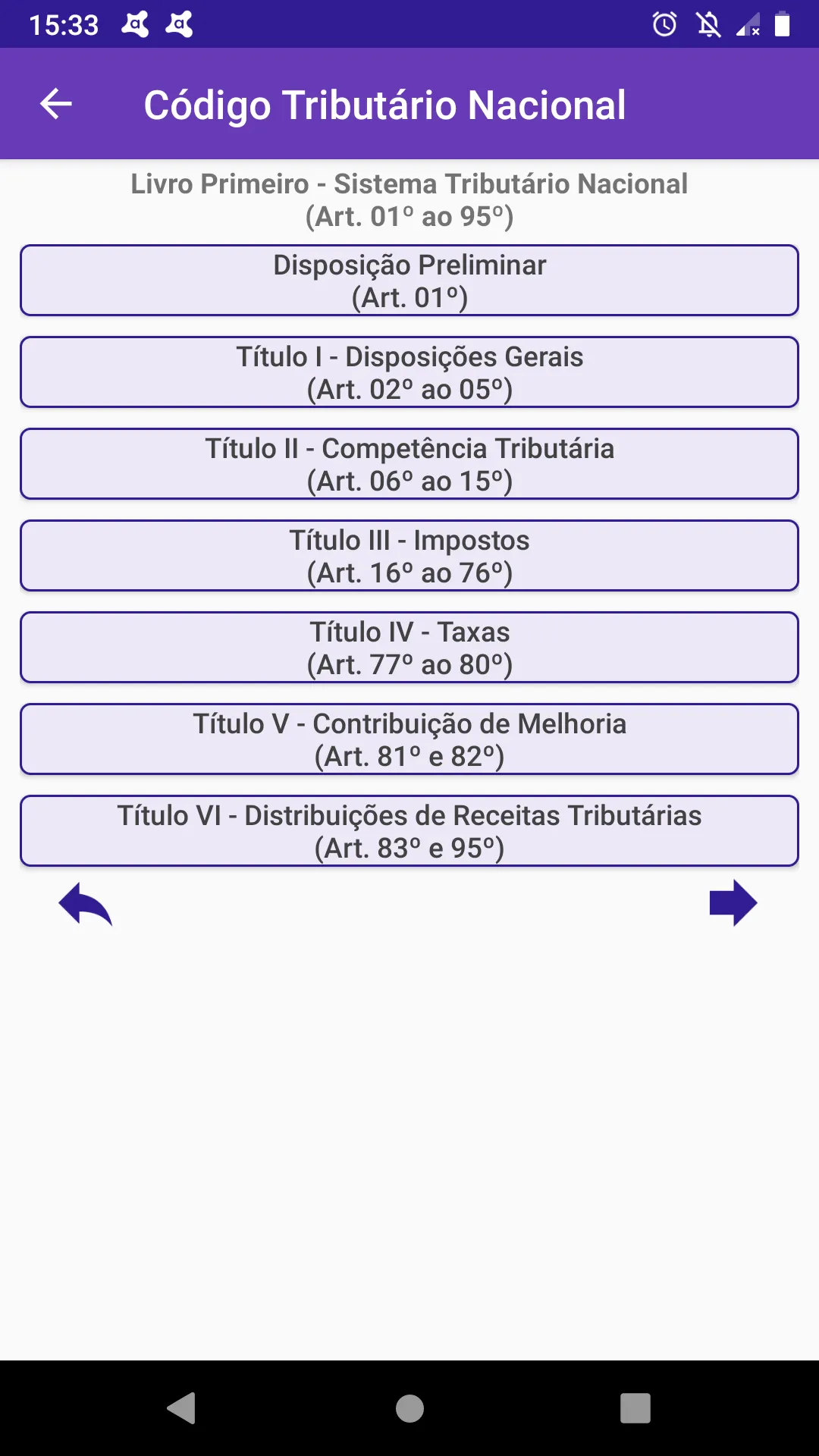 Código Tributário Nacional | Indus Appstore | Screenshot