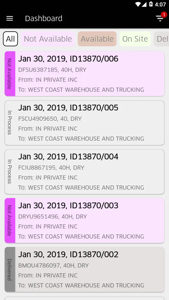 TruckDestino Customer | Indus Appstore | Screenshot