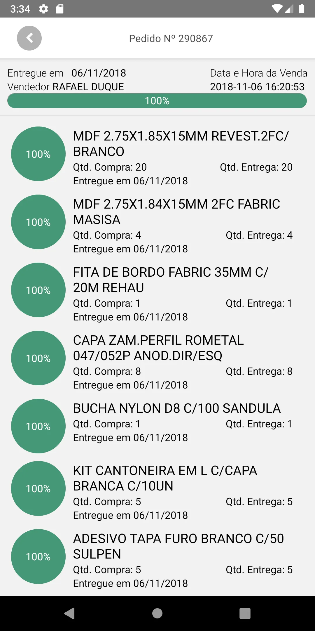 JCA Madeireira | Indus Appstore | Screenshot