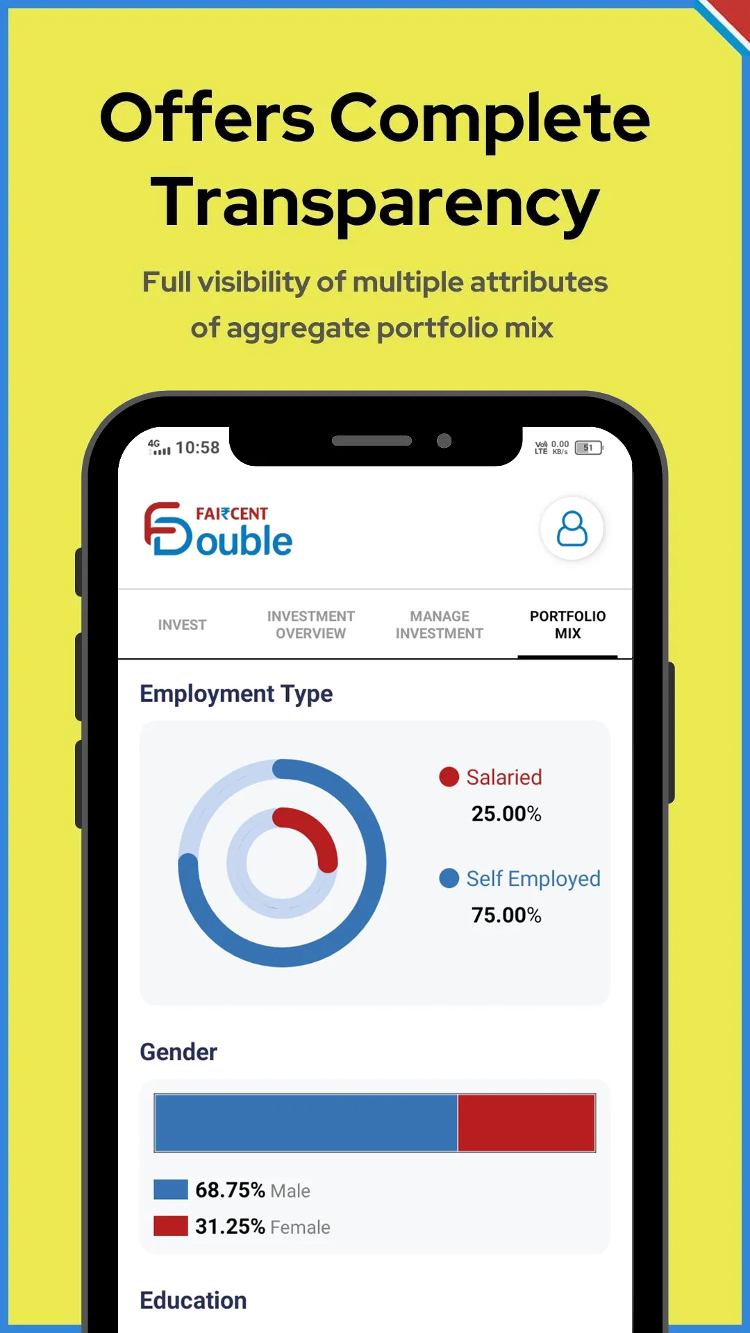 Faircent Double: Invest & Earn | Indus Appstore | Screenshot