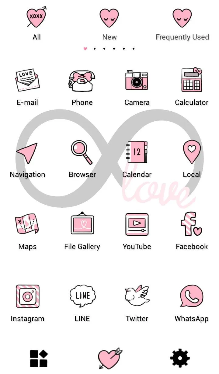 Infinite Love Theme +HOME | Indus Appstore | Screenshot