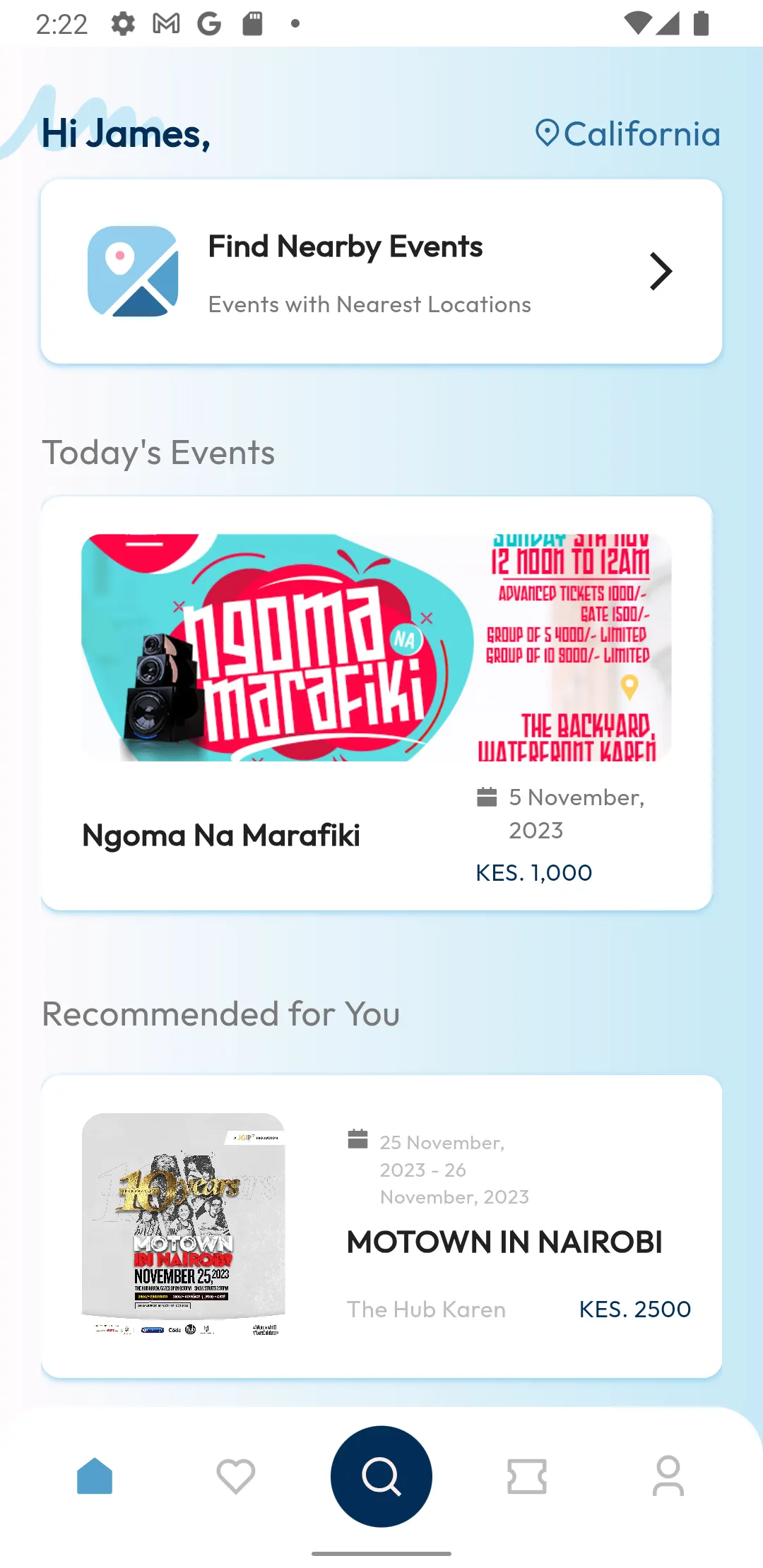 GIG Events | Indus Appstore | Screenshot