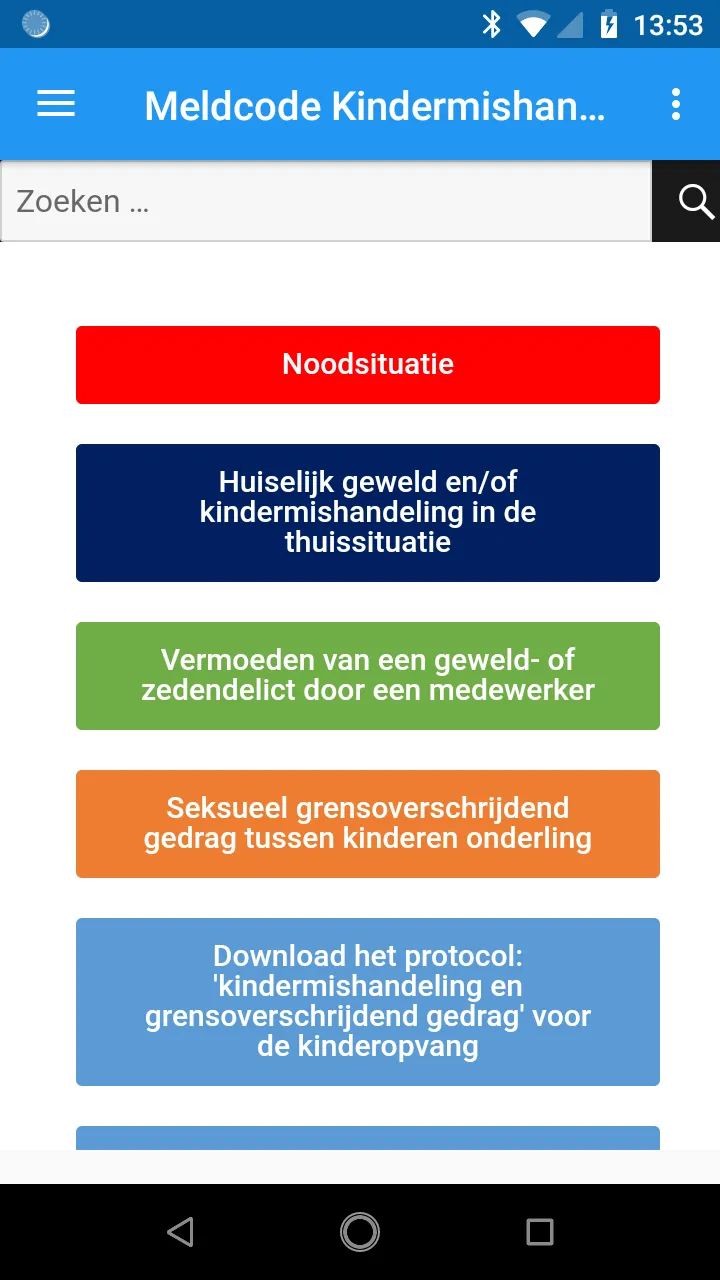 Meldcode Kindermishandeling | Indus Appstore | Screenshot