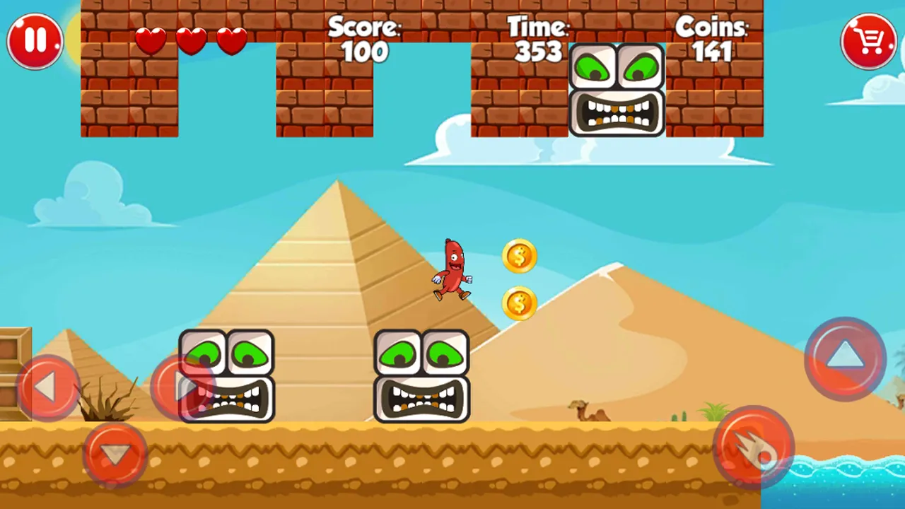 Super Sausage World Adventure  | Indus Appstore | Screenshot