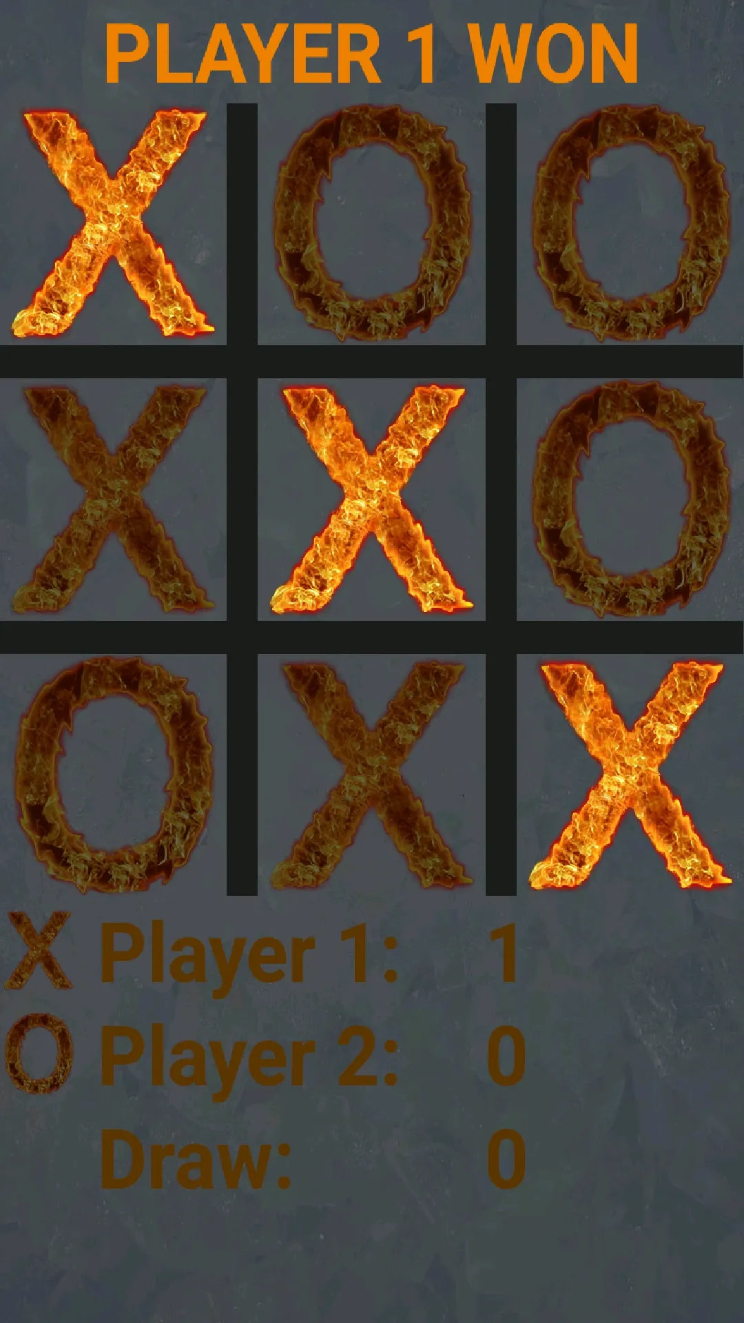 Tic Tac Toe Ice And Fire | Indus Appstore | Screenshot