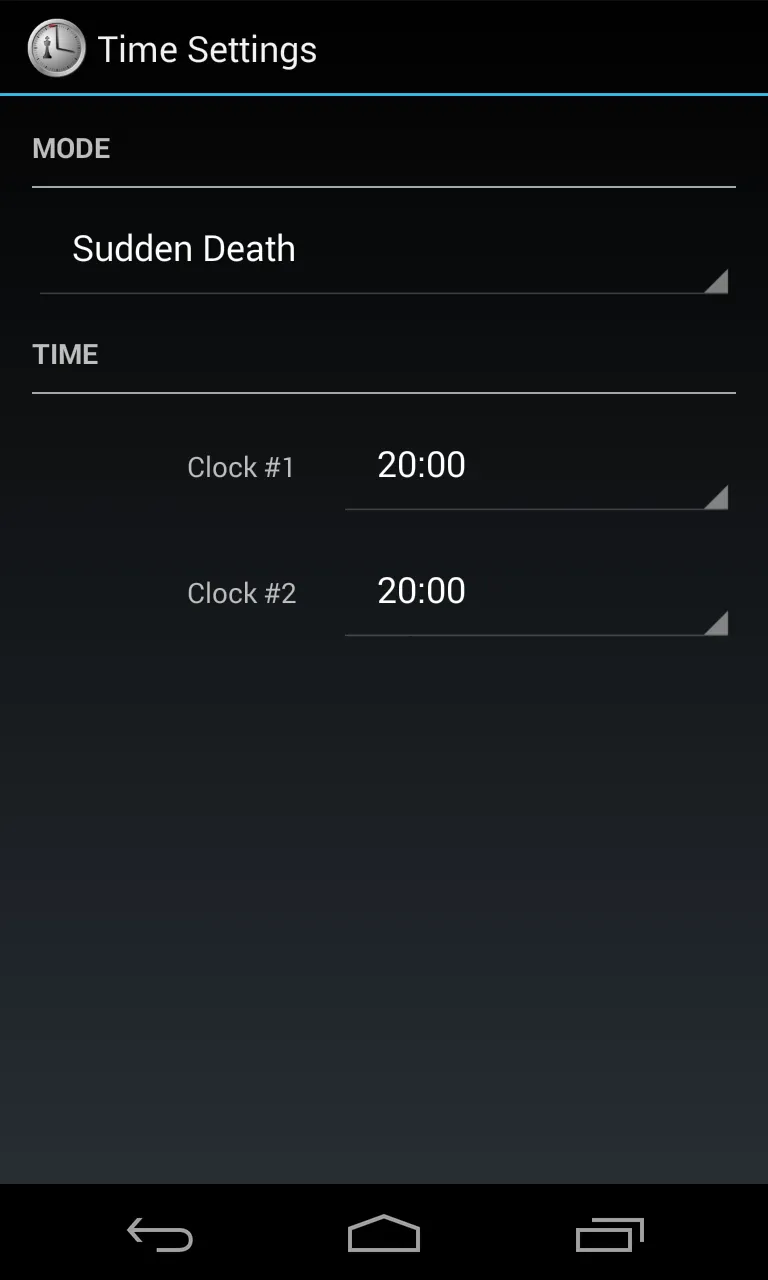 Chess Clock | Indus Appstore | Screenshot