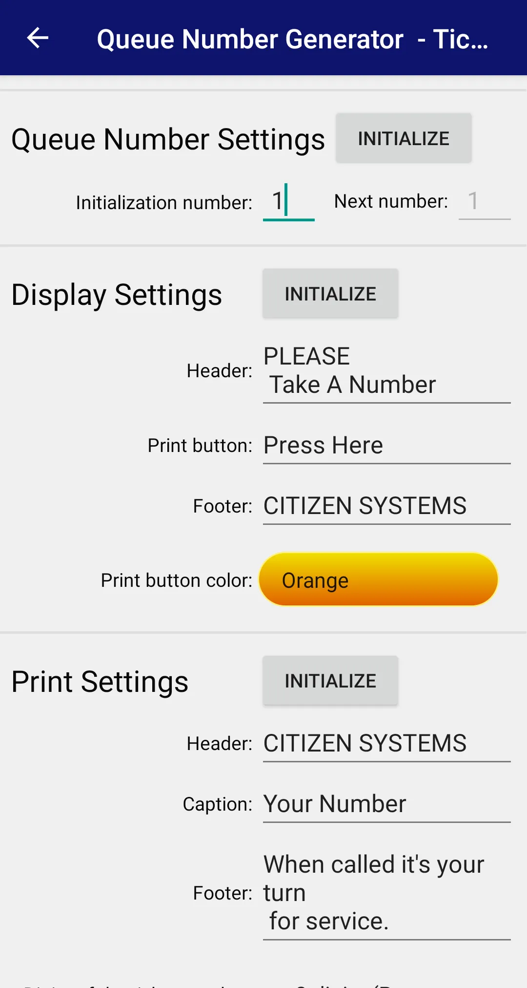 Queue Number Generator | Indus Appstore | Screenshot