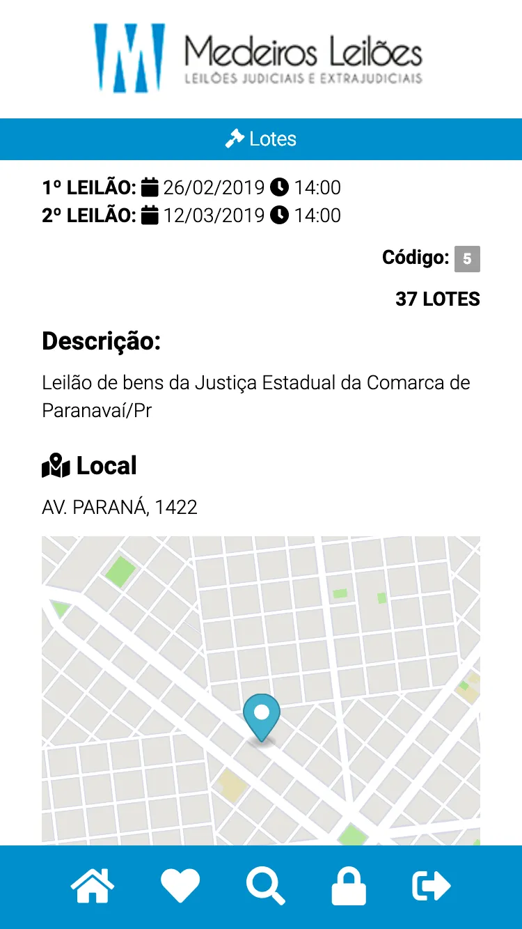 Medeiros Leilões | Indus Appstore | Screenshot