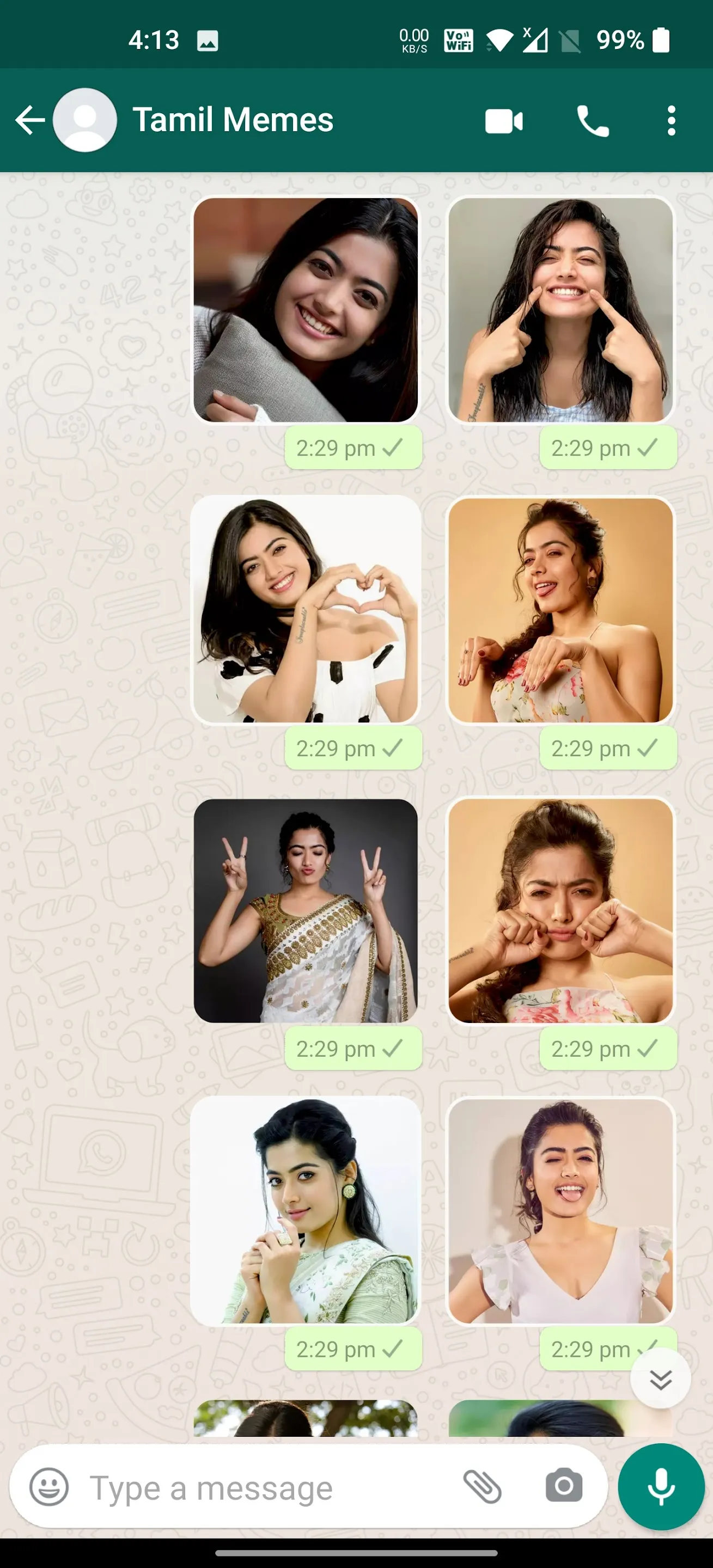 Rashmika Stickers | Indus Appstore | Screenshot