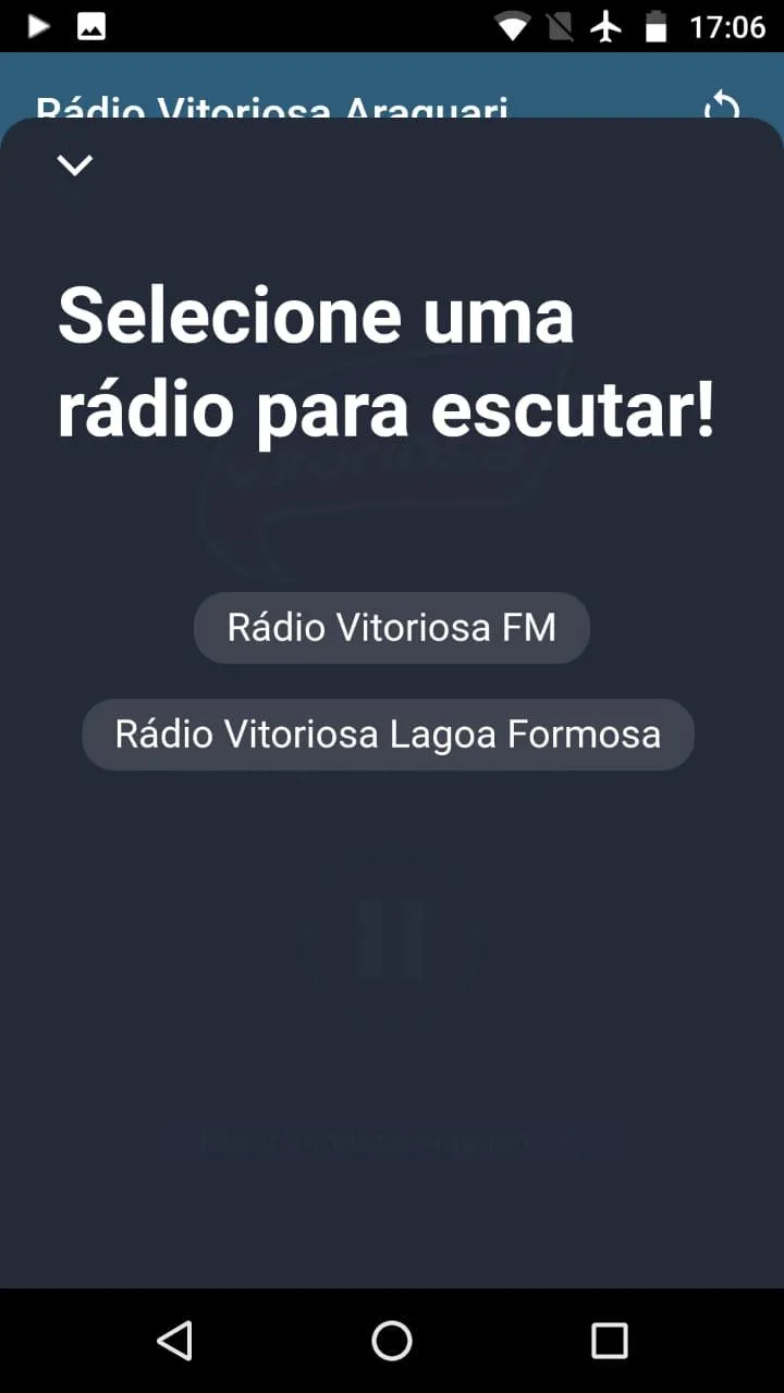 Rádio Vitoriosa FM | Indus Appstore | Screenshot