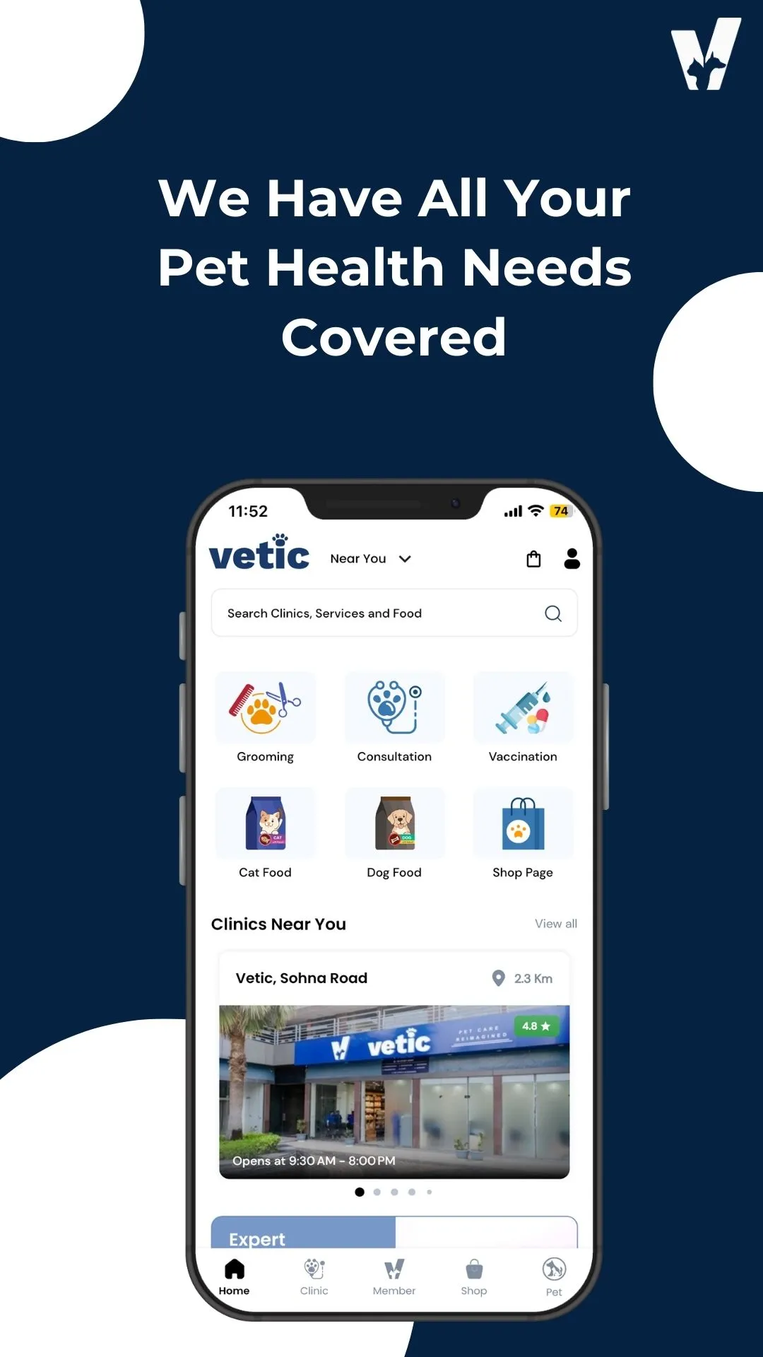 Vetic - Pet Clinic & Grooming | Indus Appstore | Screenshot