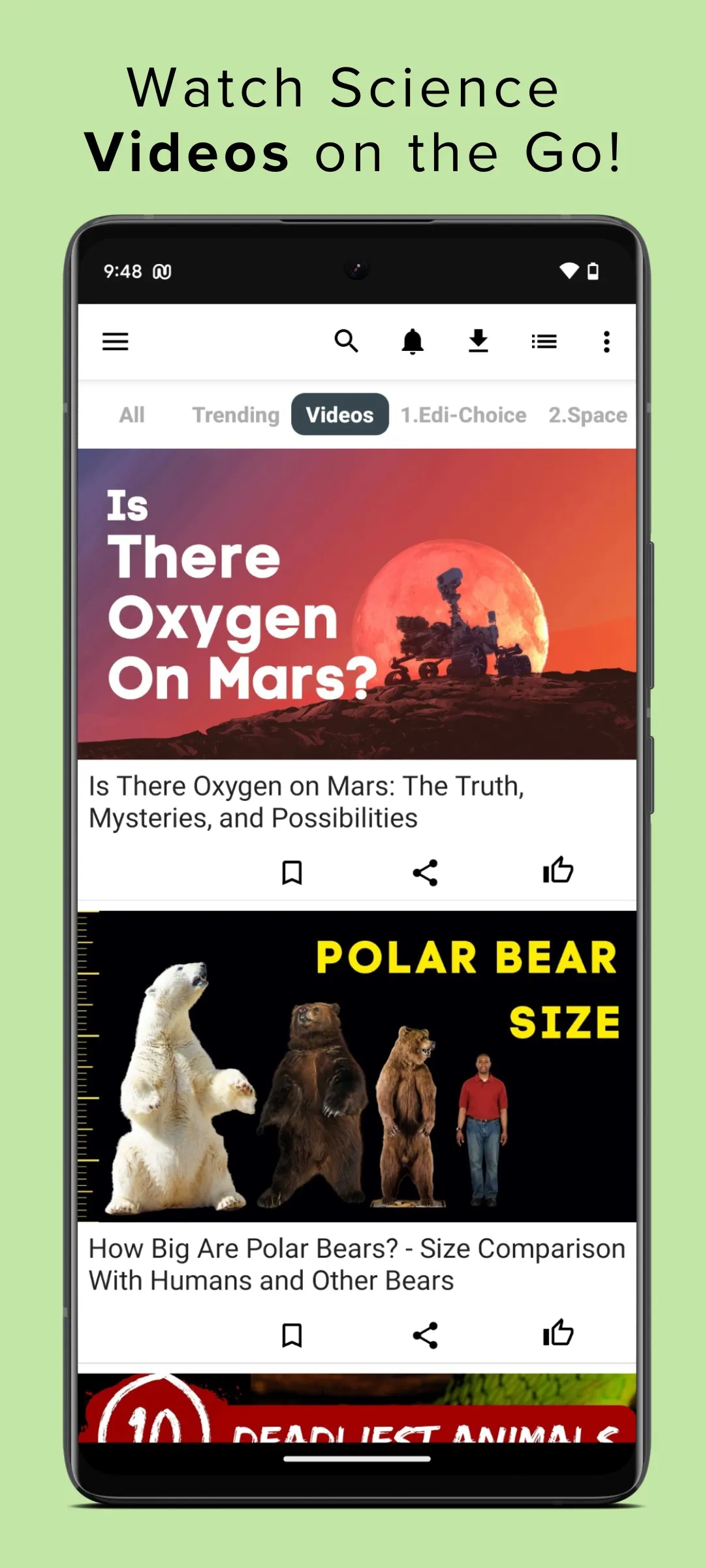 Science News Daily | Indus Appstore | Screenshot