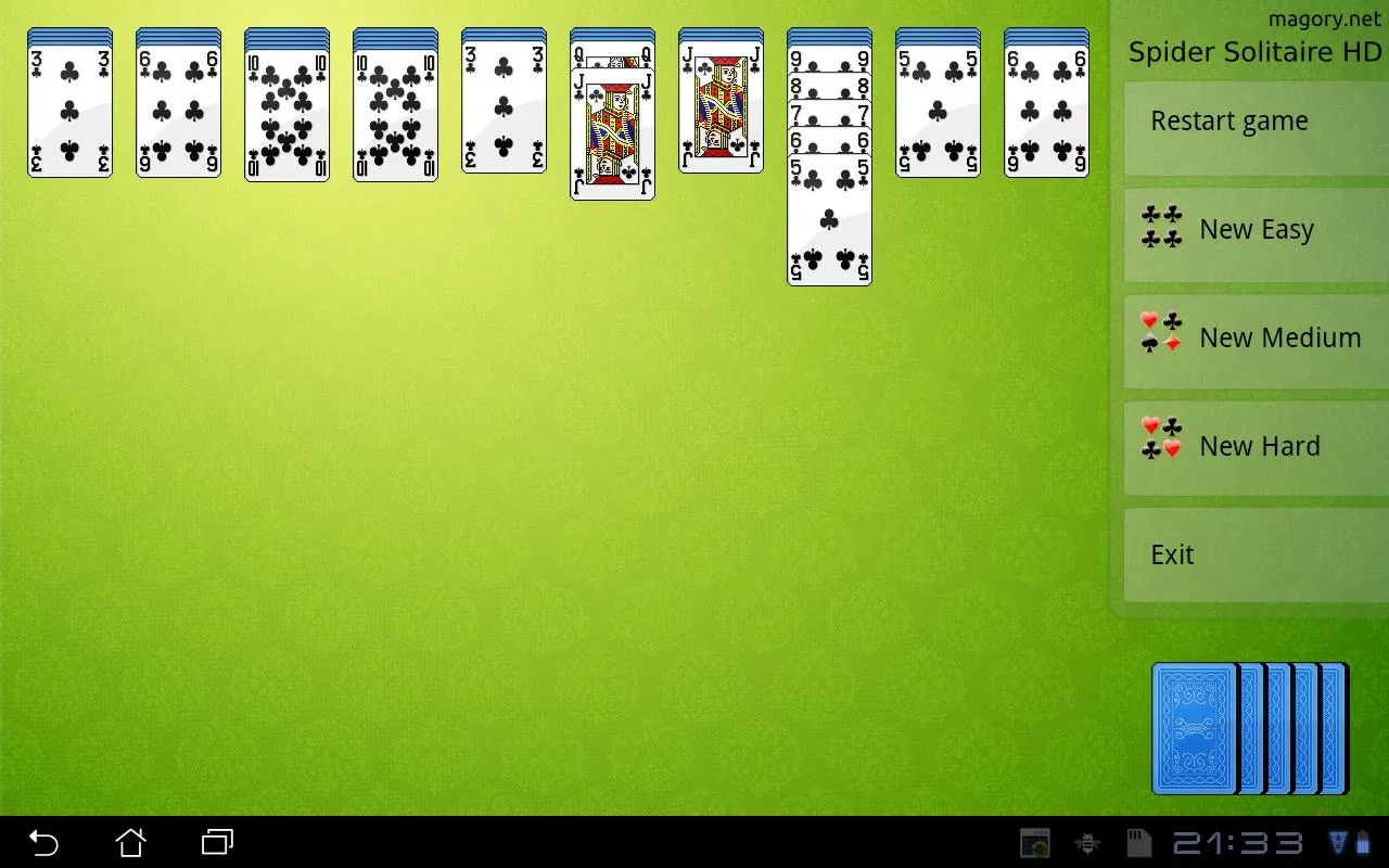 Spider Solitaire HD | Indus Appstore | Screenshot