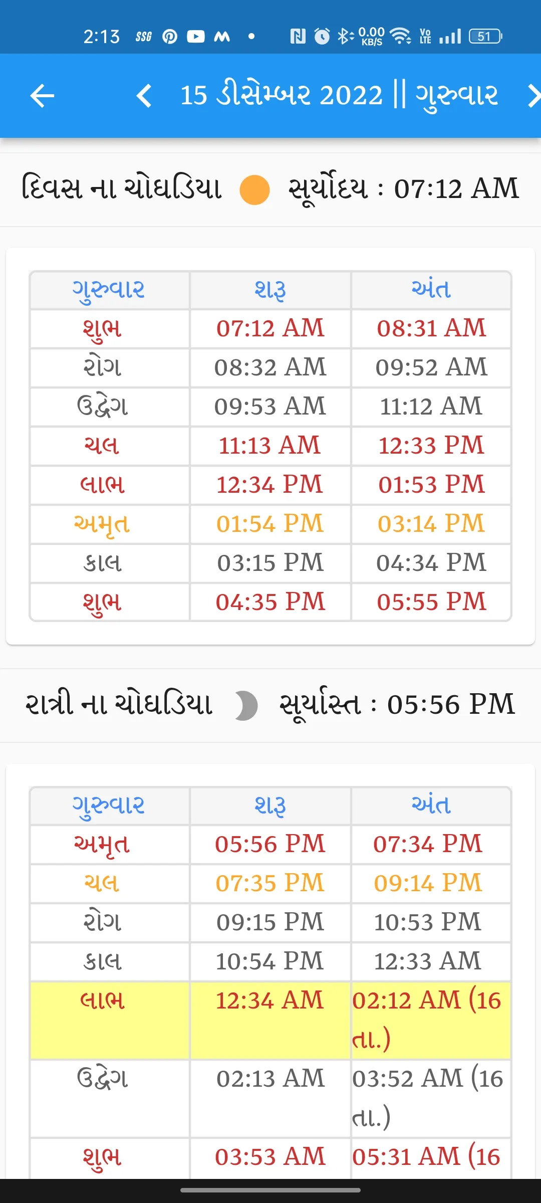 Gujarati Calendar | Indus Appstore | Screenshot