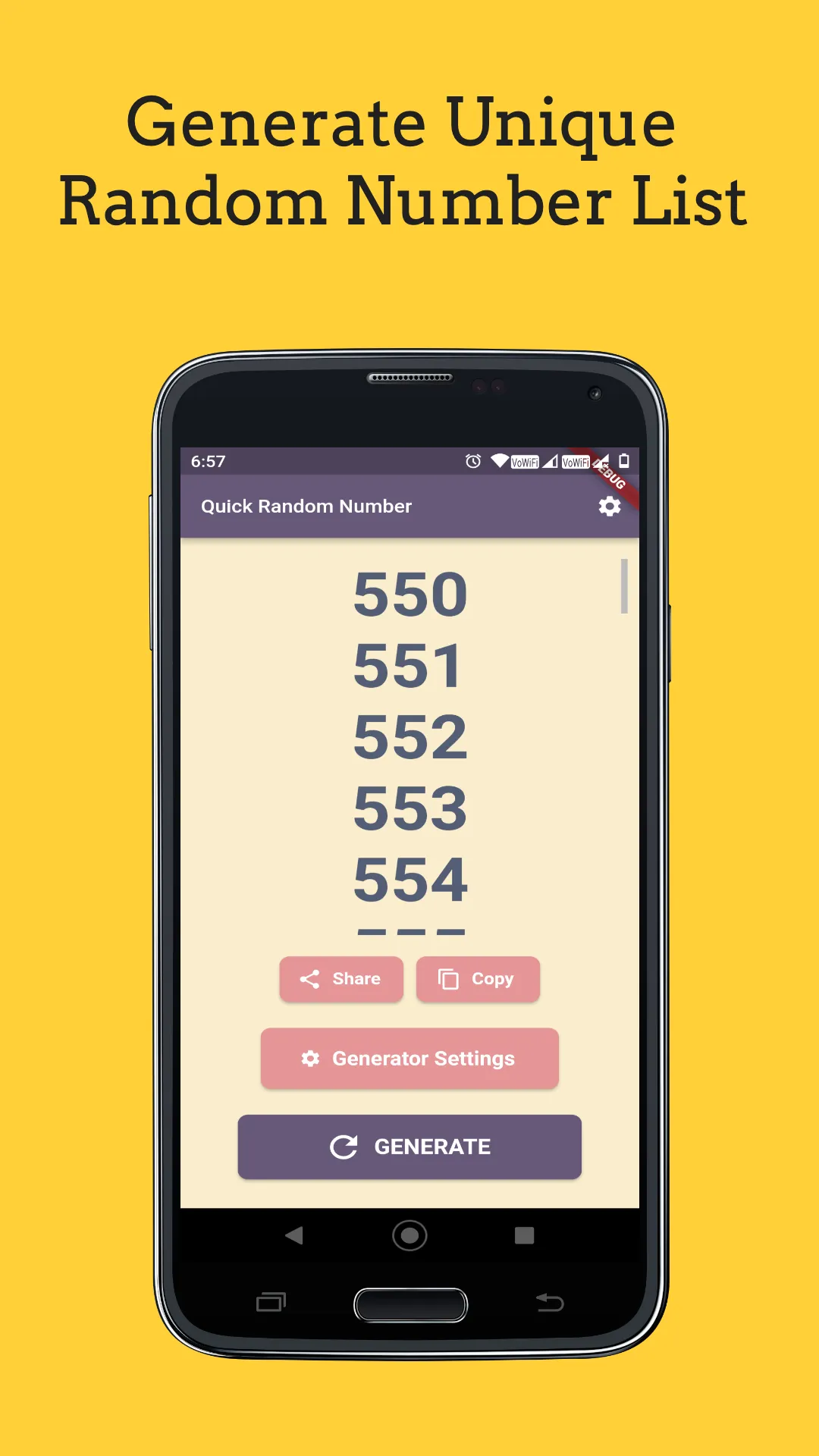 Random Number Generator | Indus Appstore | Screenshot