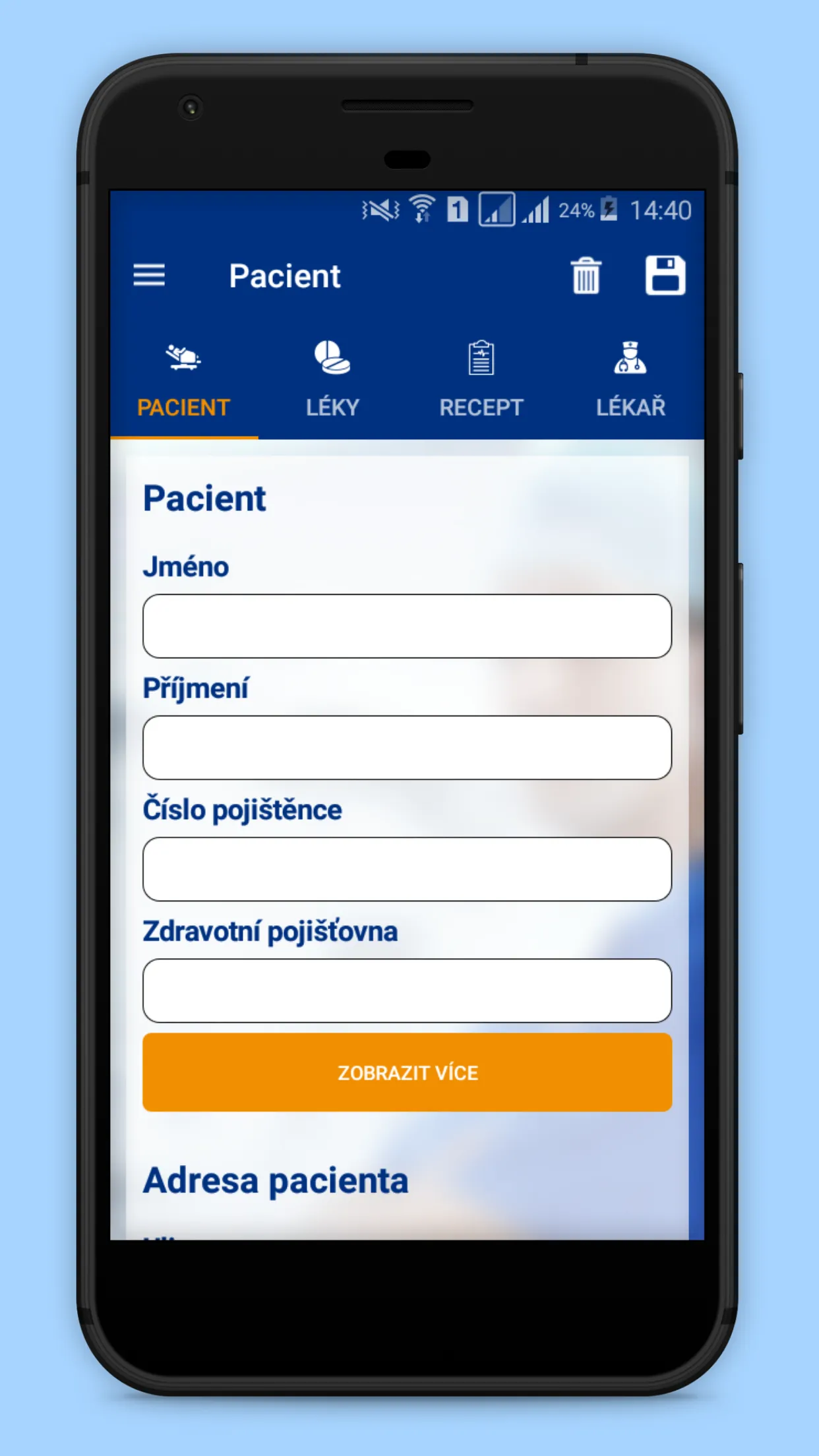 eRecept Lékař | Indus Appstore | Screenshot