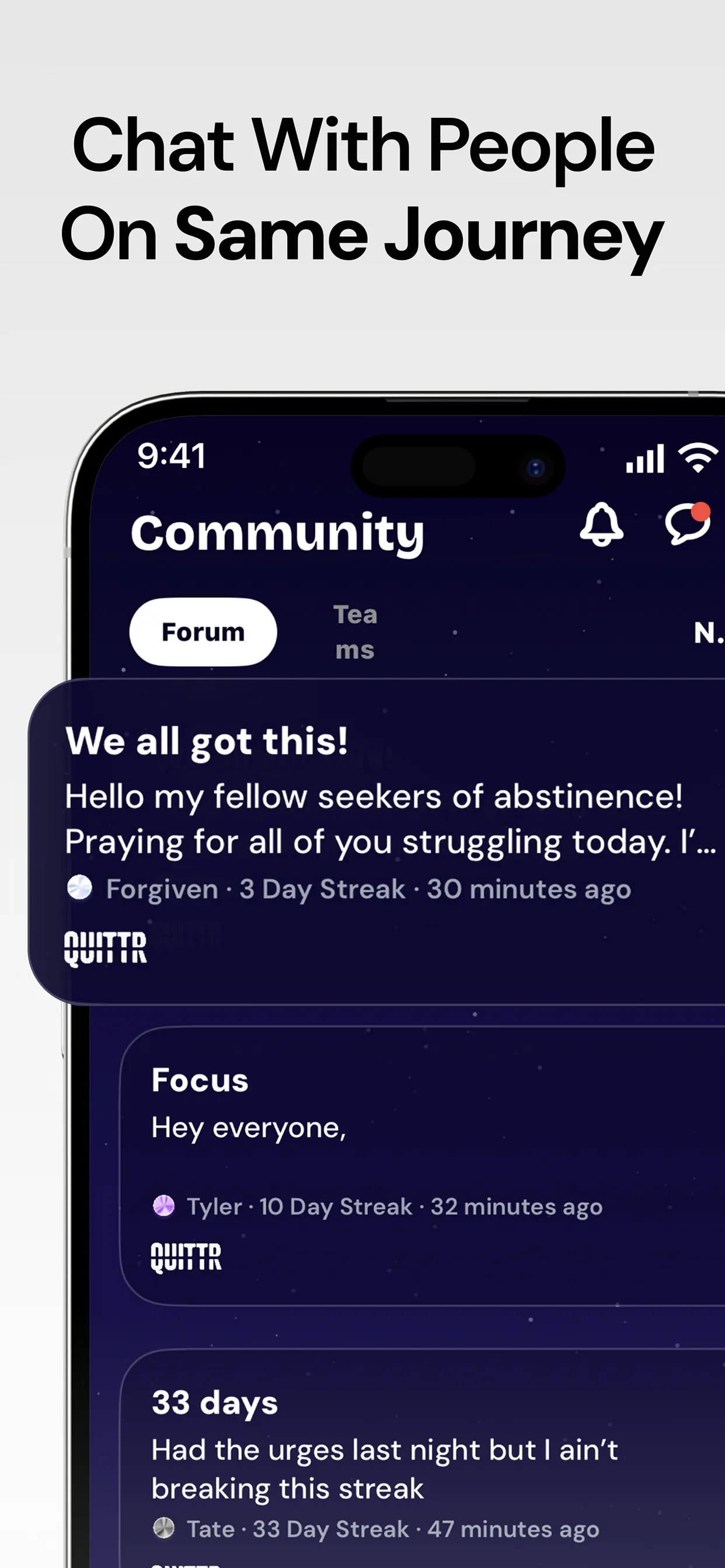 QUITTR: Quit Porn Now | Indus Appstore | Screenshot