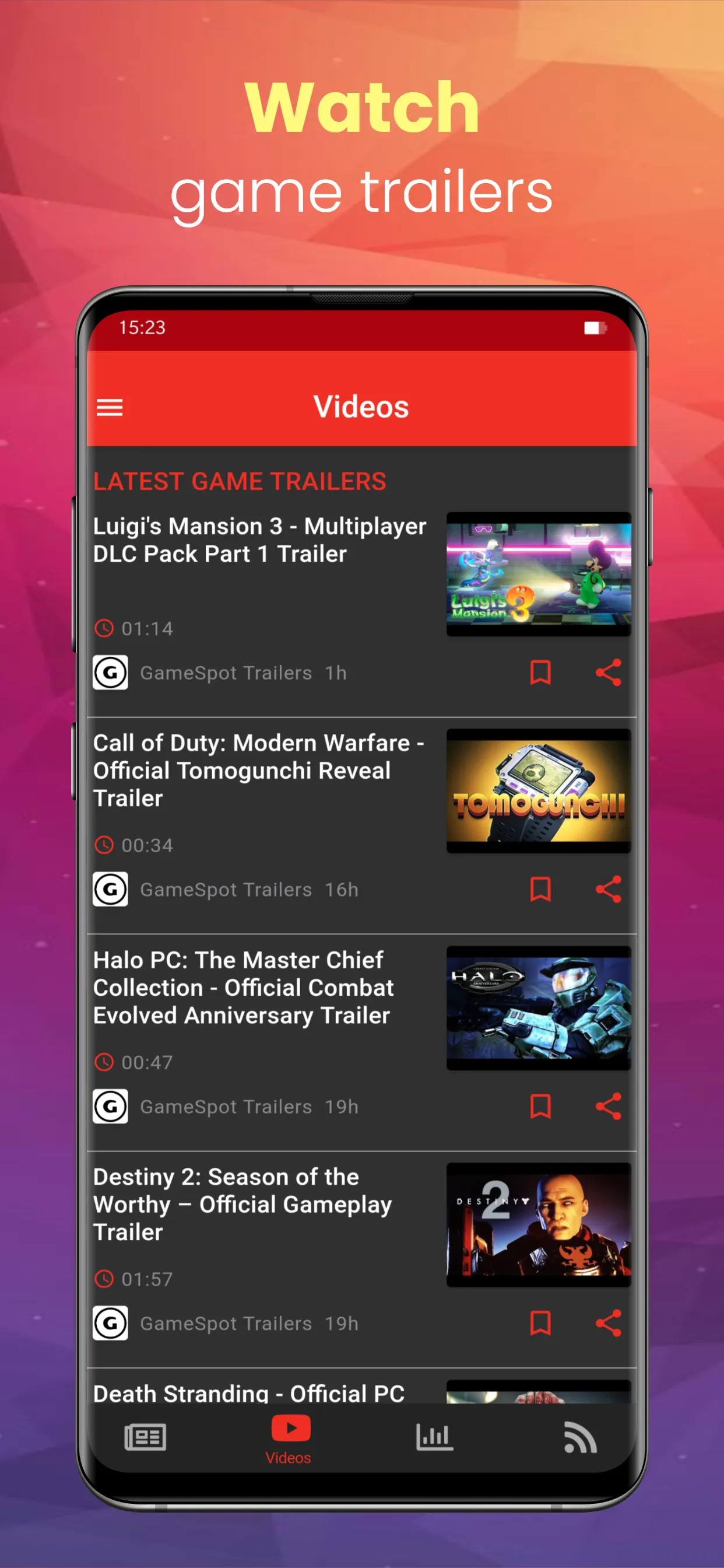 GameScope - Gaming News Feed | Indus Appstore | Screenshot