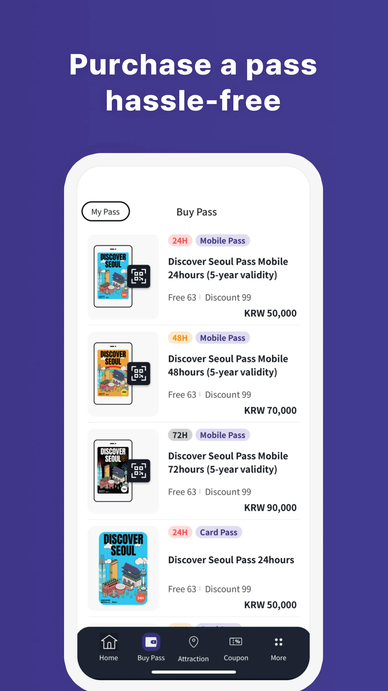 Discover Seoul Pass | Indus Appstore | Screenshot