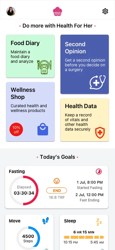 Health for Her | Indus Appstore | Screenshot