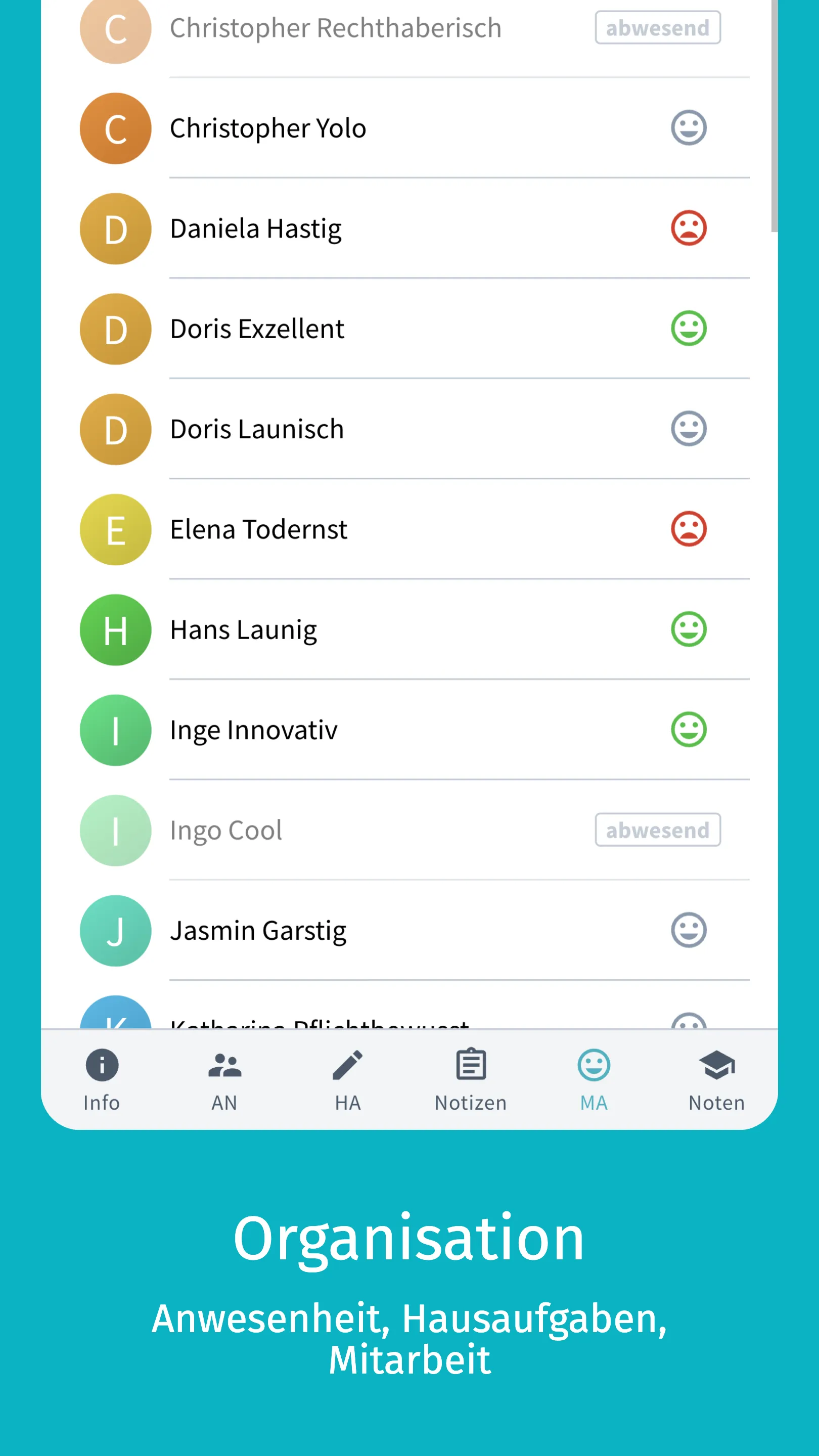 Lehrmeister - die Lehrer-App | Indus Appstore | Screenshot