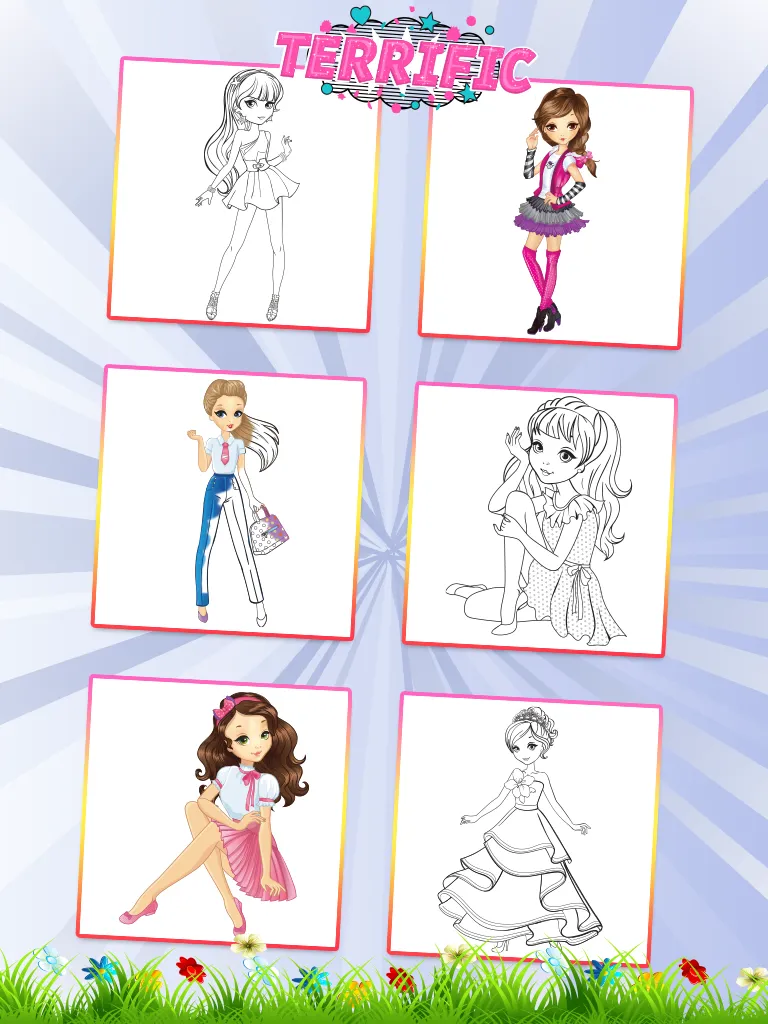 Fashion Coloring Book | Indus Appstore | Screenshot