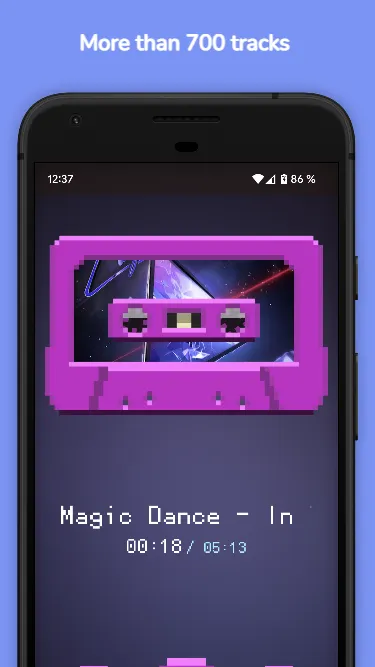 Retrowave Radio 2.0 | Indus Appstore | Screenshot