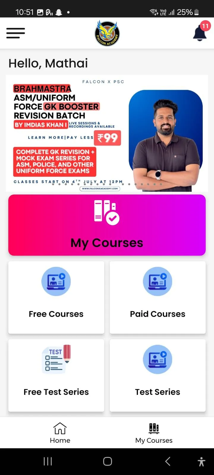 Falcon Academy | Indus Appstore | Screenshot