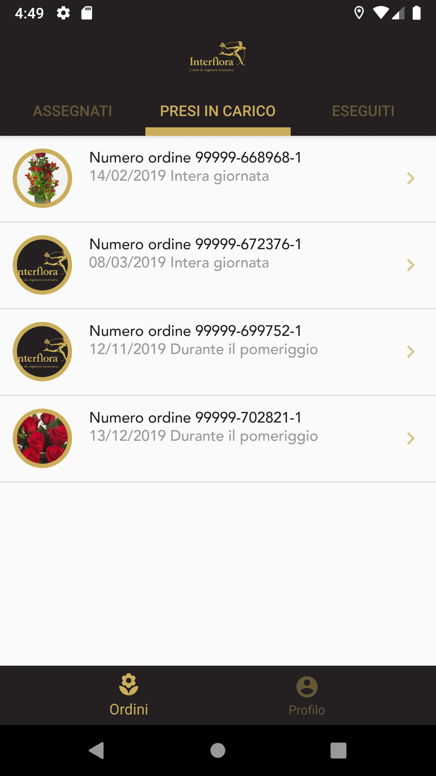 Interflora Fioristi | Indus Appstore | Screenshot