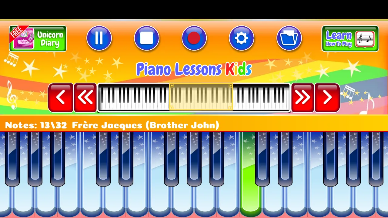 Piano Lessons Kids | Indus Appstore | Screenshot