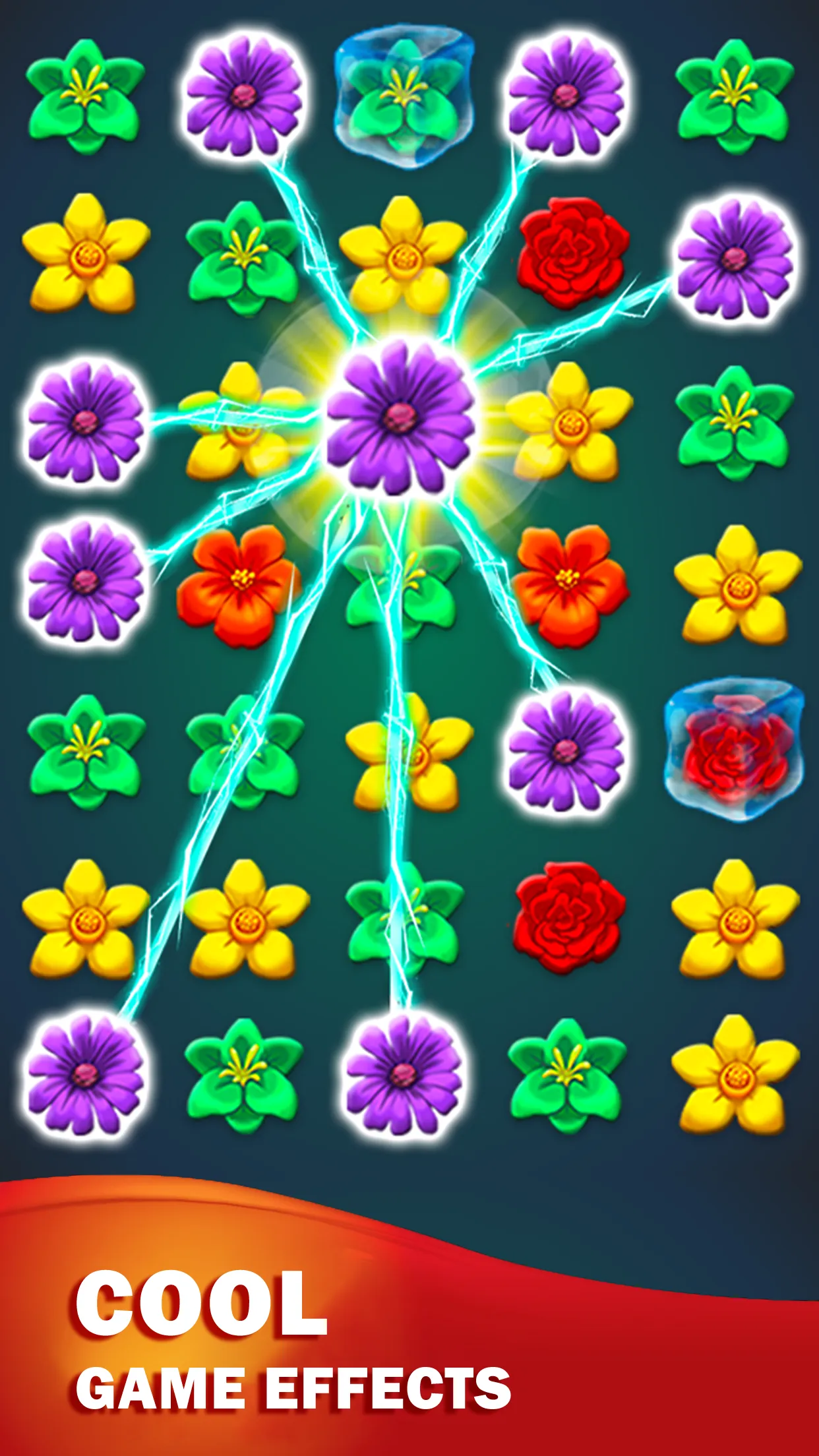 Flower Match Game Flower Merge | Indus Appstore | Screenshot