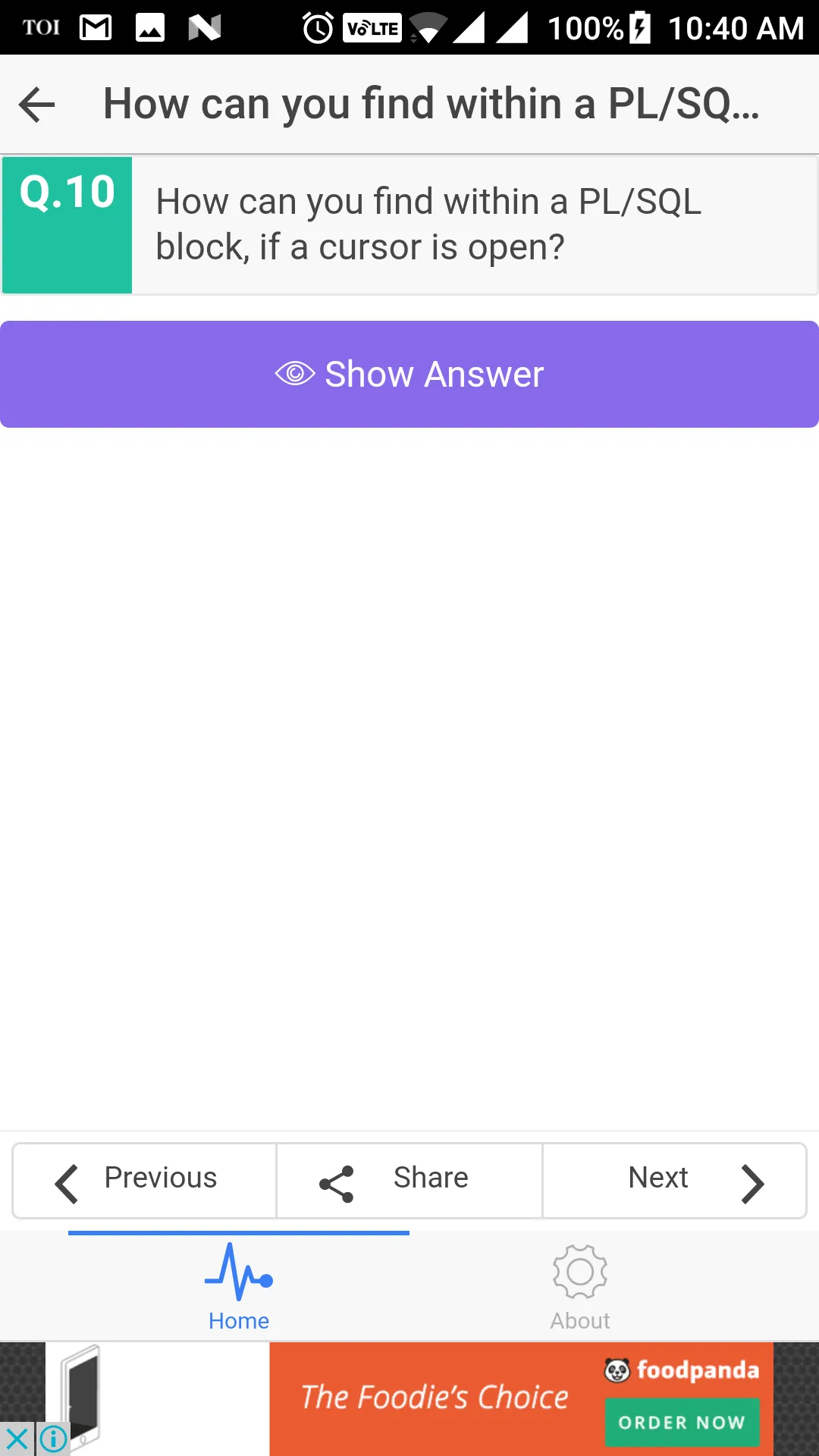 SQL/DB Interview Questions | Indus Appstore | Screenshot