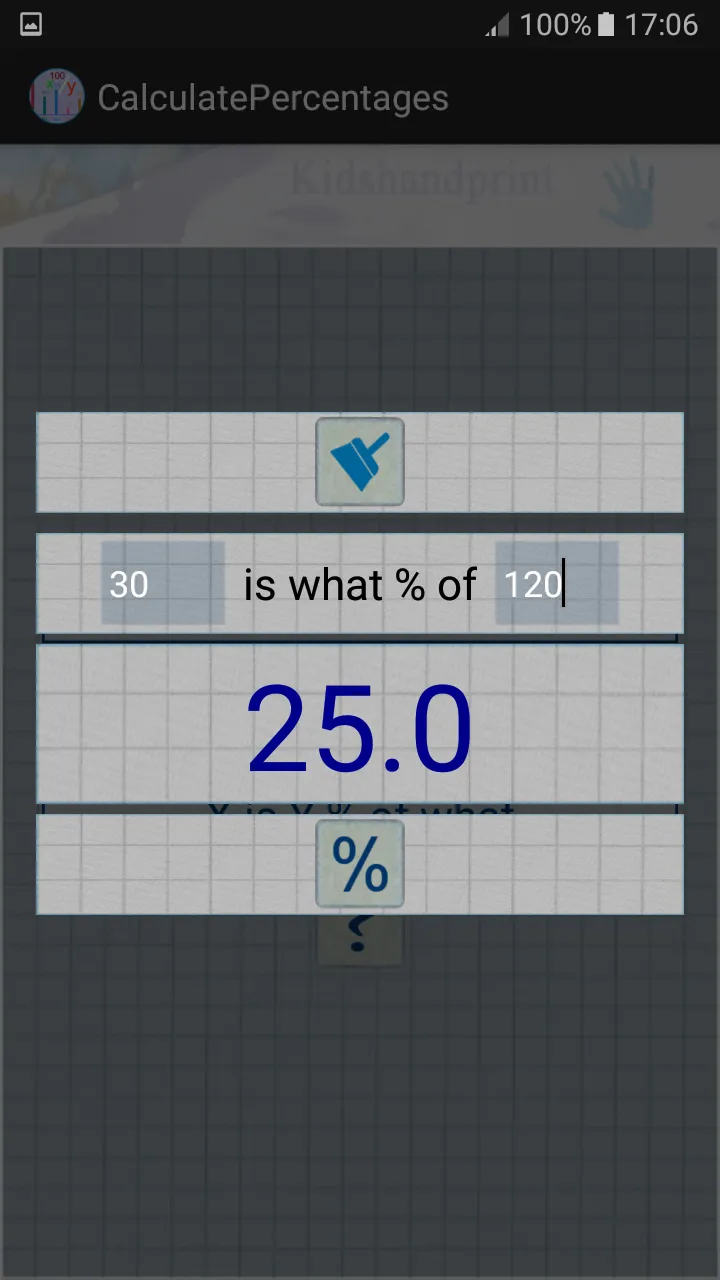 Calculate Percentages | Indus Appstore | Screenshot