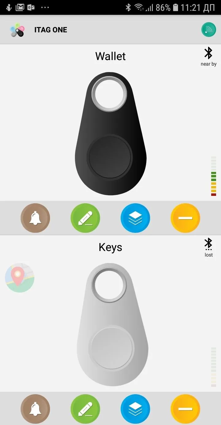 iTag.One - bluetooth key finde | Indus Appstore | Screenshot