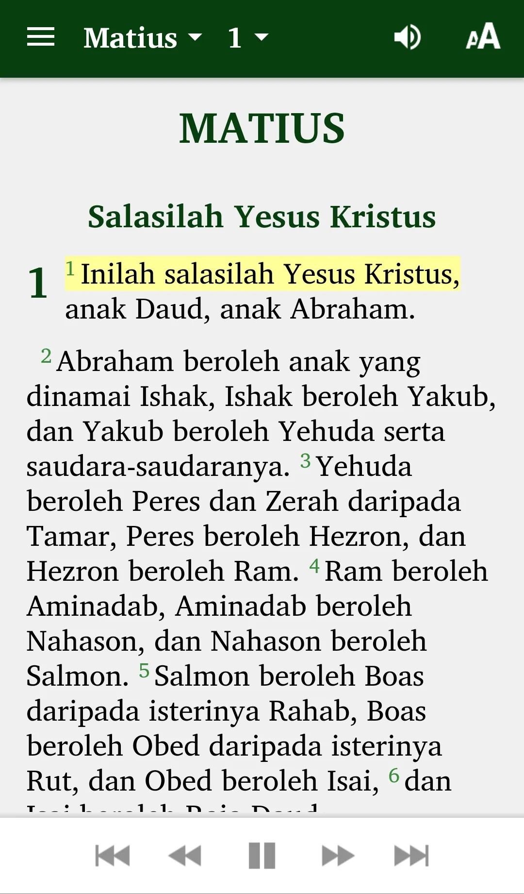 Malay AVB Bible | Indus Appstore | Screenshot