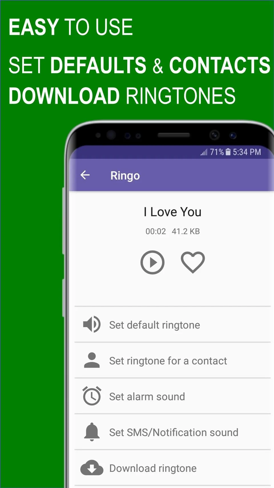 Ringo Ringtones Notifications | Indus Appstore | Screenshot