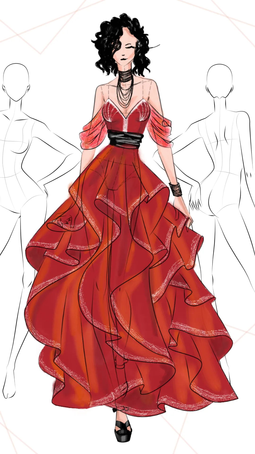 Fashion Design Sketches Book | Indus Appstore | Screenshot