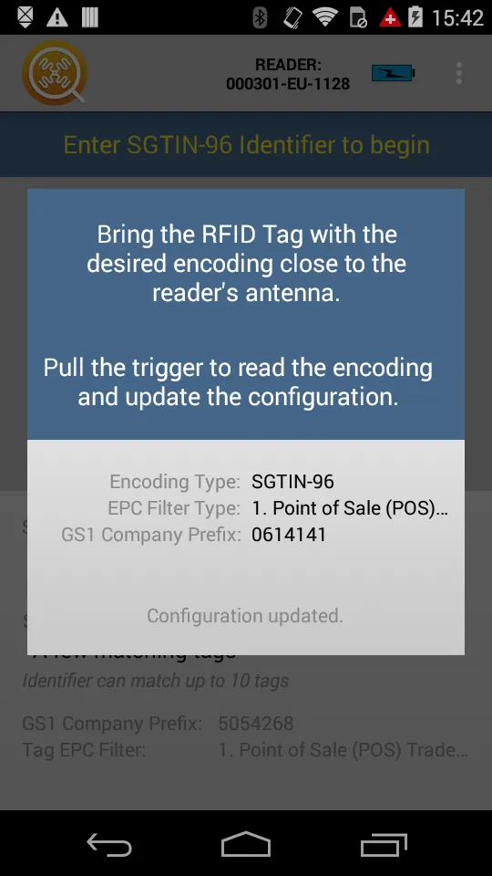 RFID Tag Finder | Indus Appstore | Screenshot