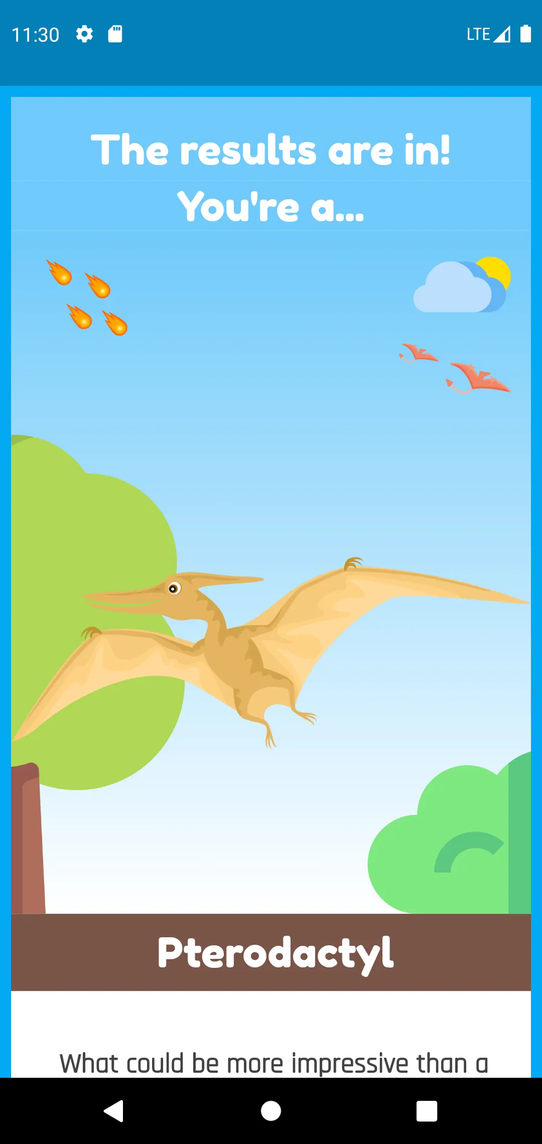 What Dinosaur Am I? | Indus Appstore | Screenshot