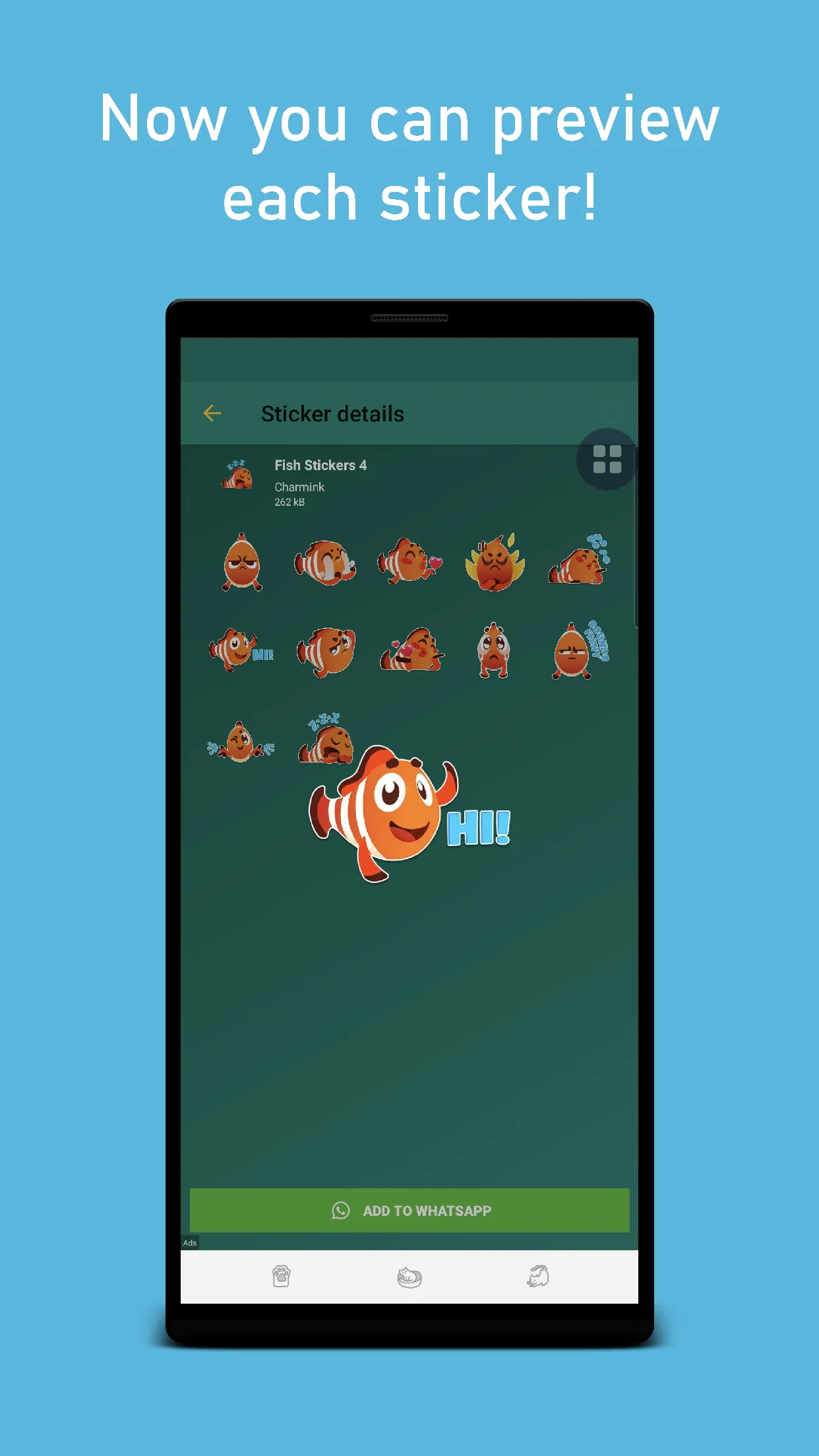 Fish WAStickerApps | Indus Appstore | Screenshot