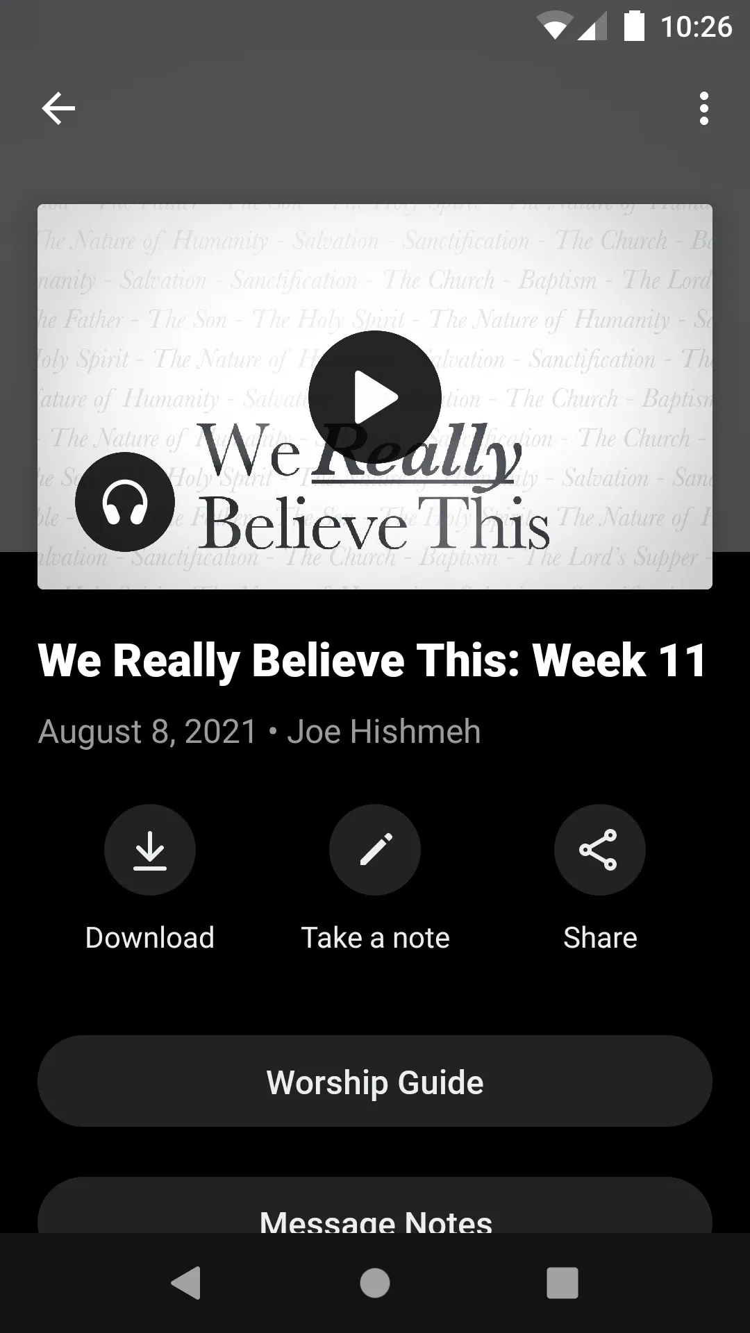 Fellowship Bible Church Topeka | Indus Appstore | Screenshot