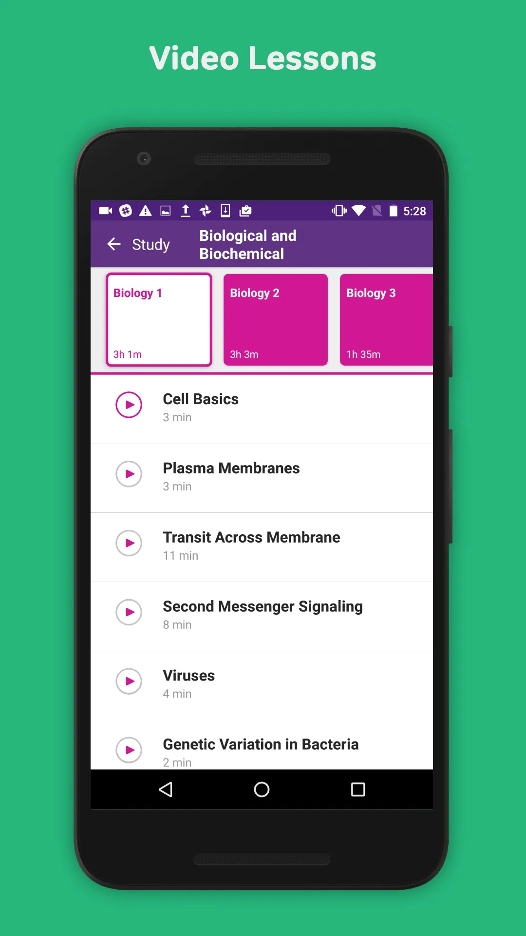 MCAT Prep by Magoosh | Indus Appstore | Screenshot