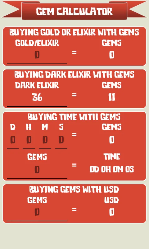 🏰 Gem Calculator for Clash of | Indus Appstore | Screenshot