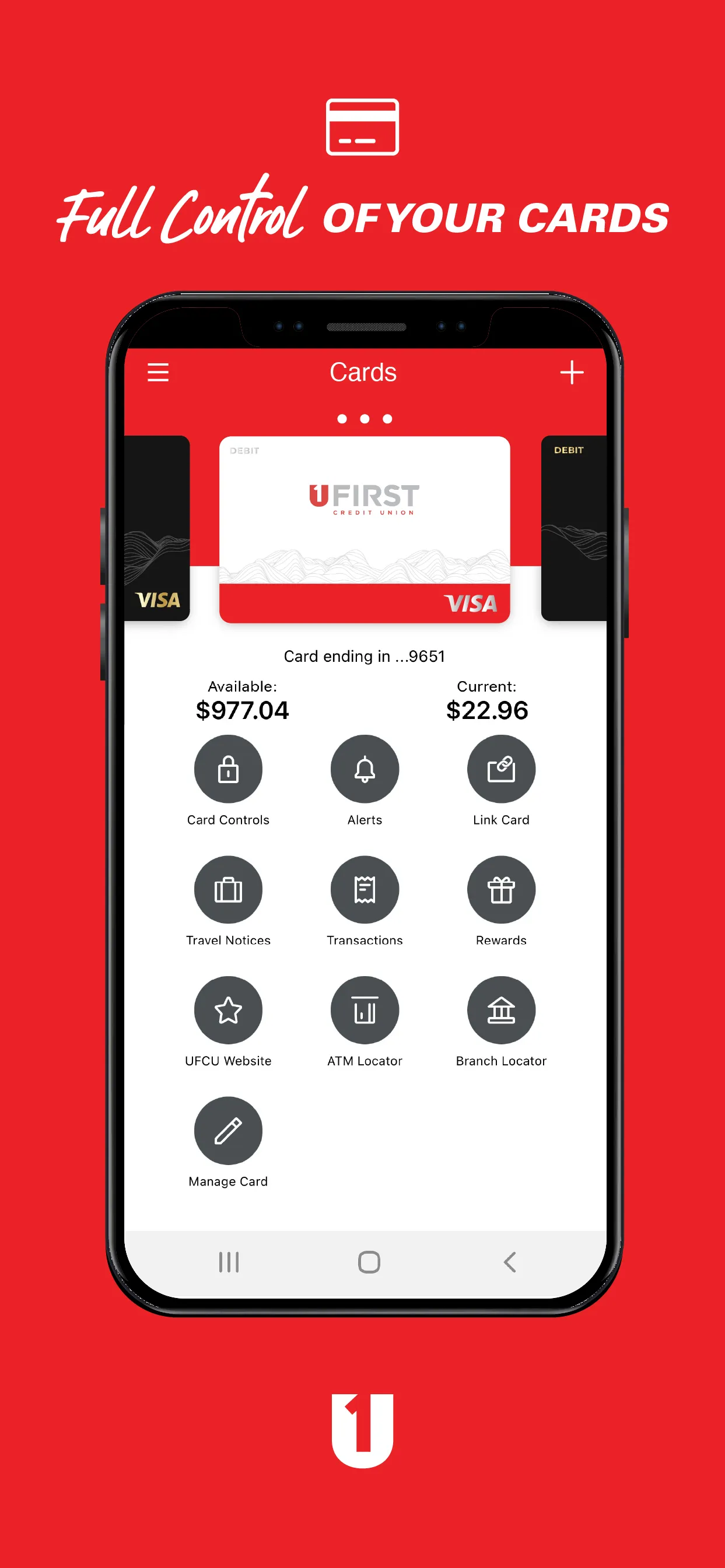 UFirst Card Manager | Indus Appstore | Screenshot