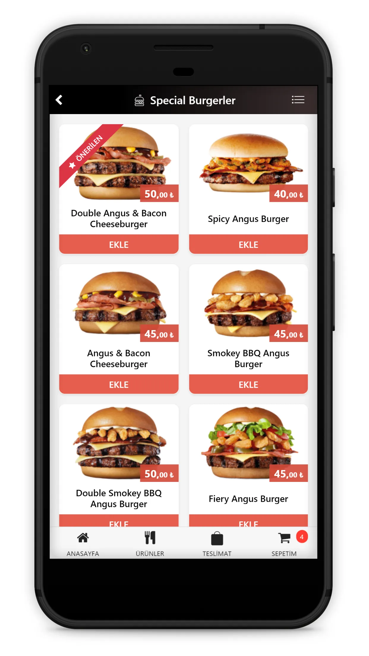 RestBurger | Indus Appstore | Screenshot