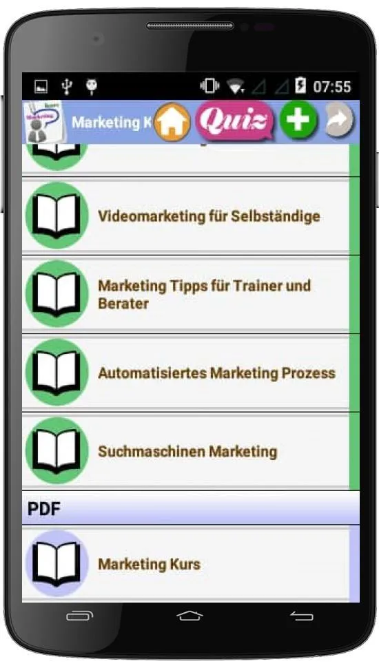 Marketing Kurs | Indus Appstore | Screenshot