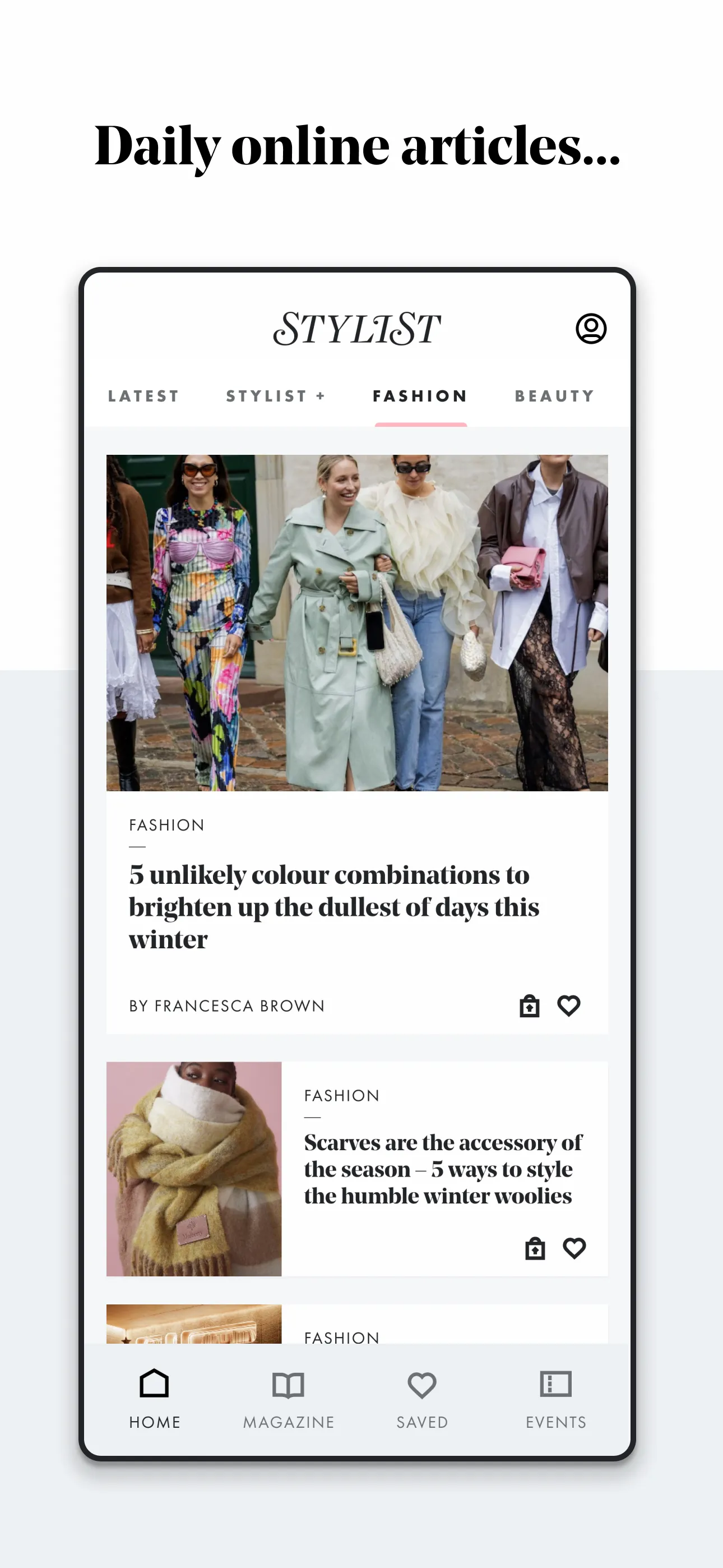 Stylist: Fashion, Beauty, News | Indus Appstore | Screenshot